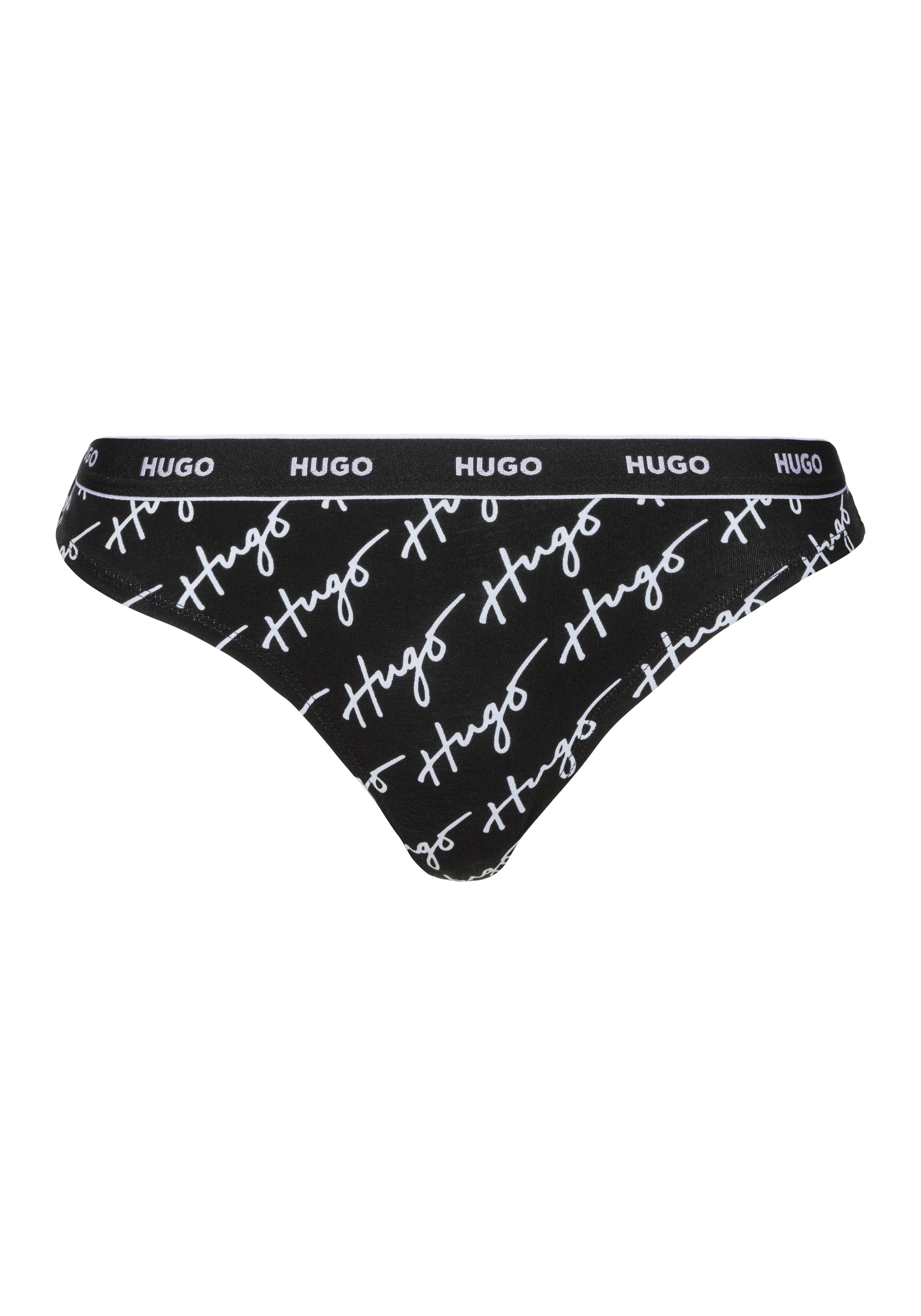 HUGO Underwear String »TRIPLET THONG DESIGN«, (Set, 3 St., 3), mit Logobund