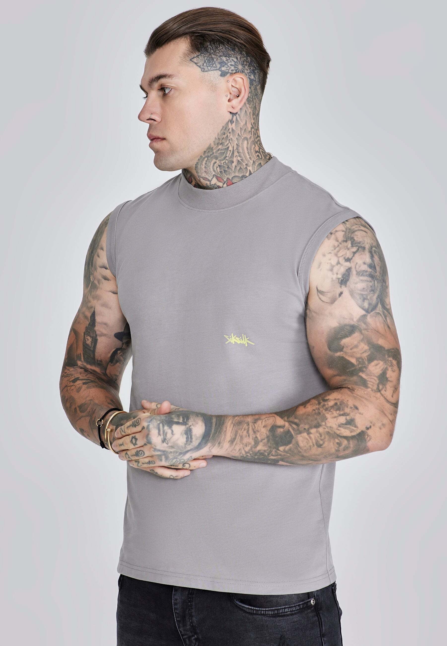 Siksilk Kurzarmshirt »Siksilk Top Active Vest«