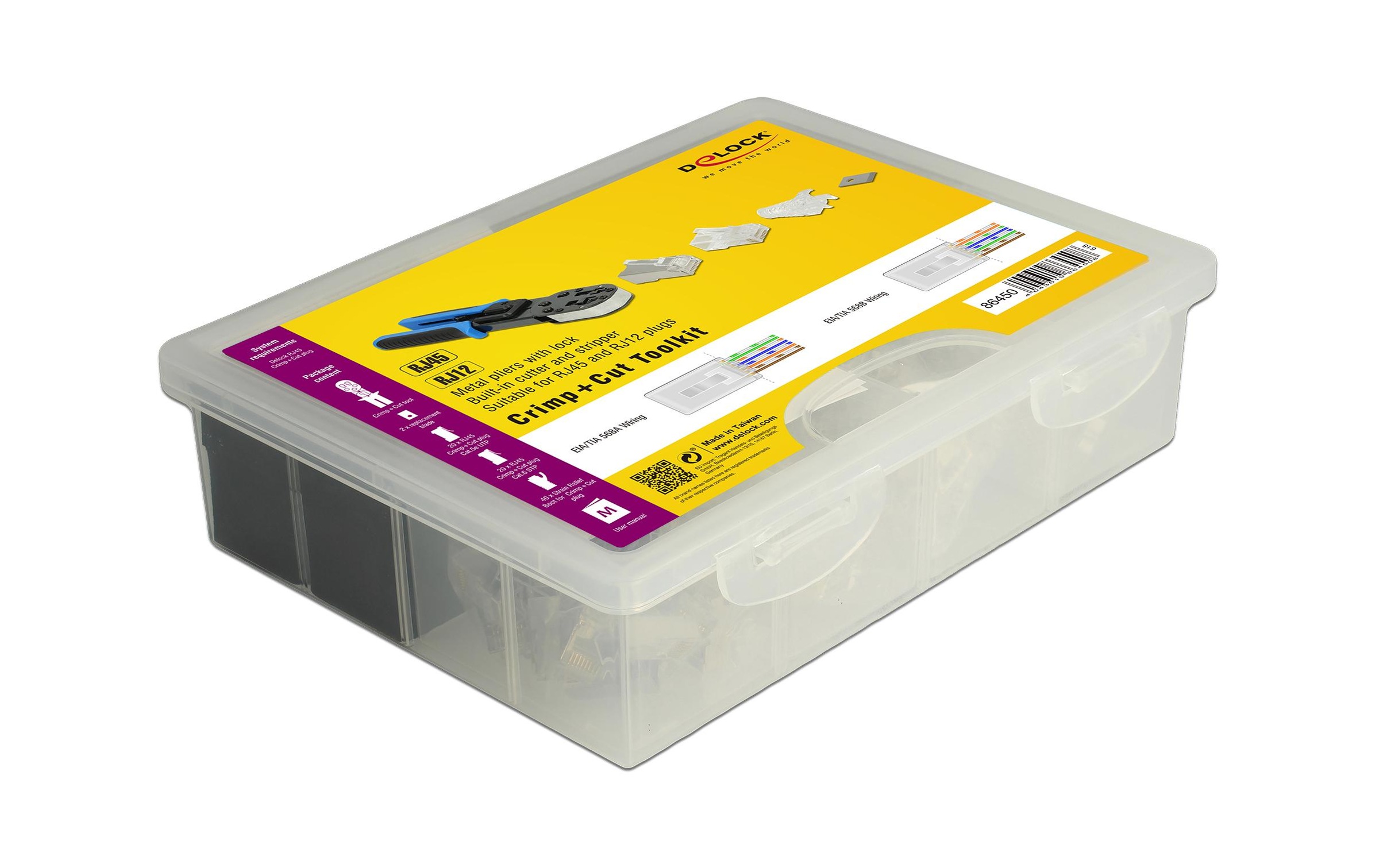 Delock Werkzeugset »RJ45 Crimp&Cut Werkzeugset«