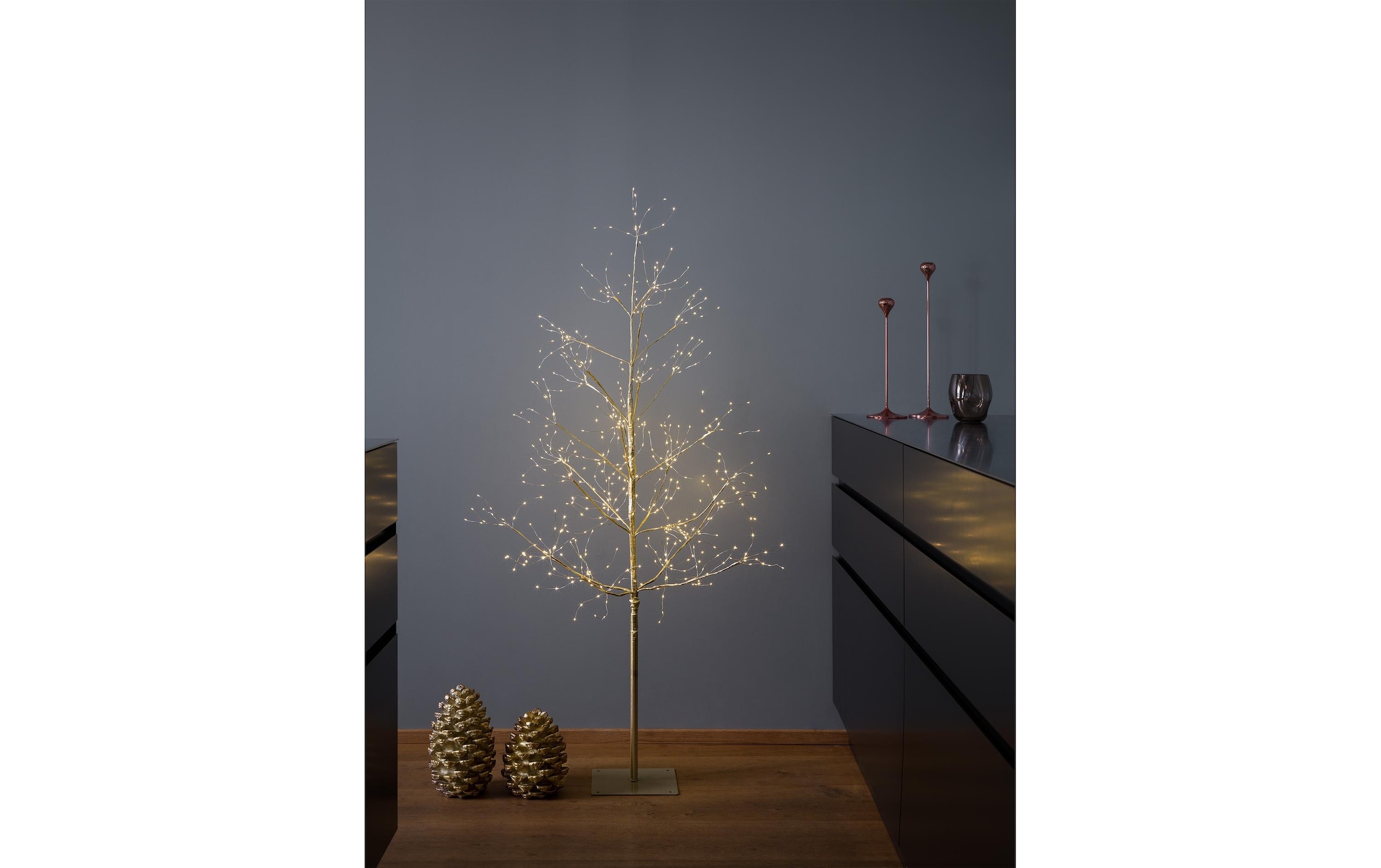 STT LED Baum »Champagne«, 390 flammig