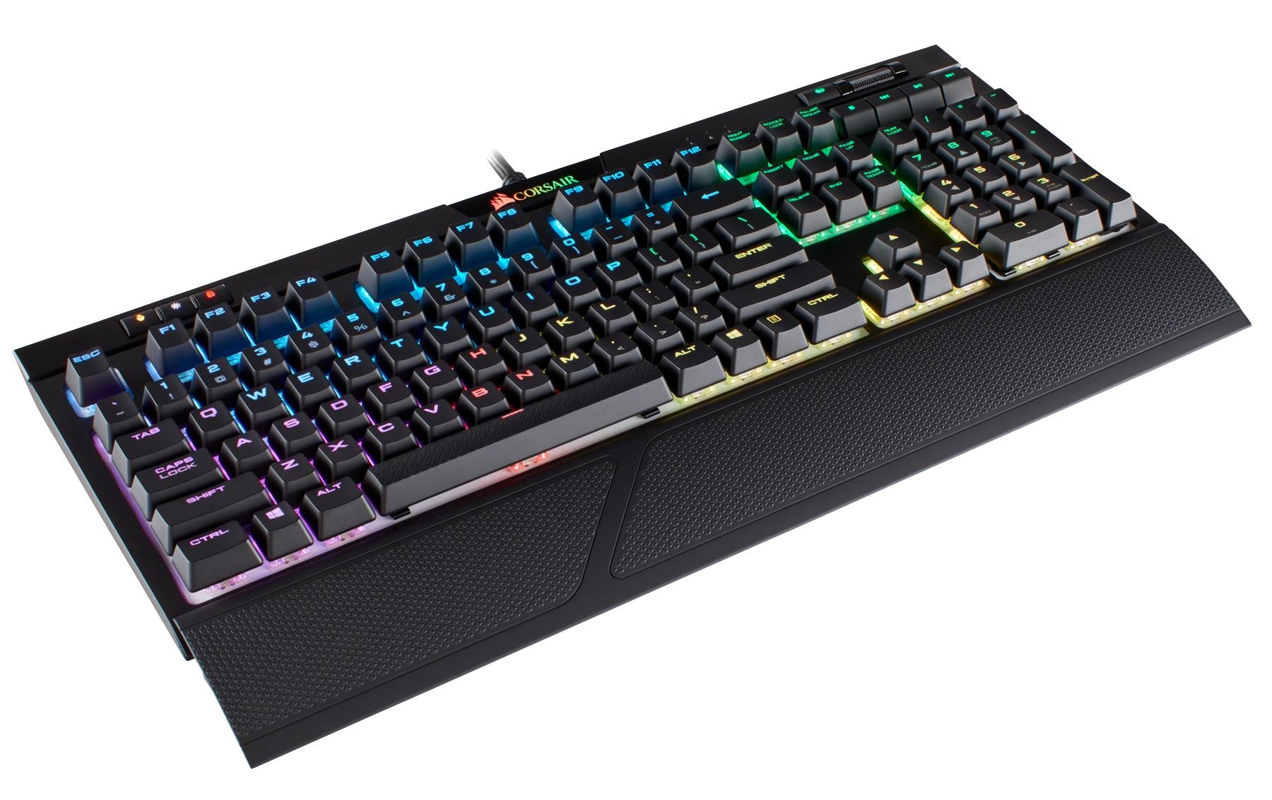 Corsair Gaming-Tastatur »STRAFE RGB MK.2 Cherry MX Silent«, (Ziffernblock)