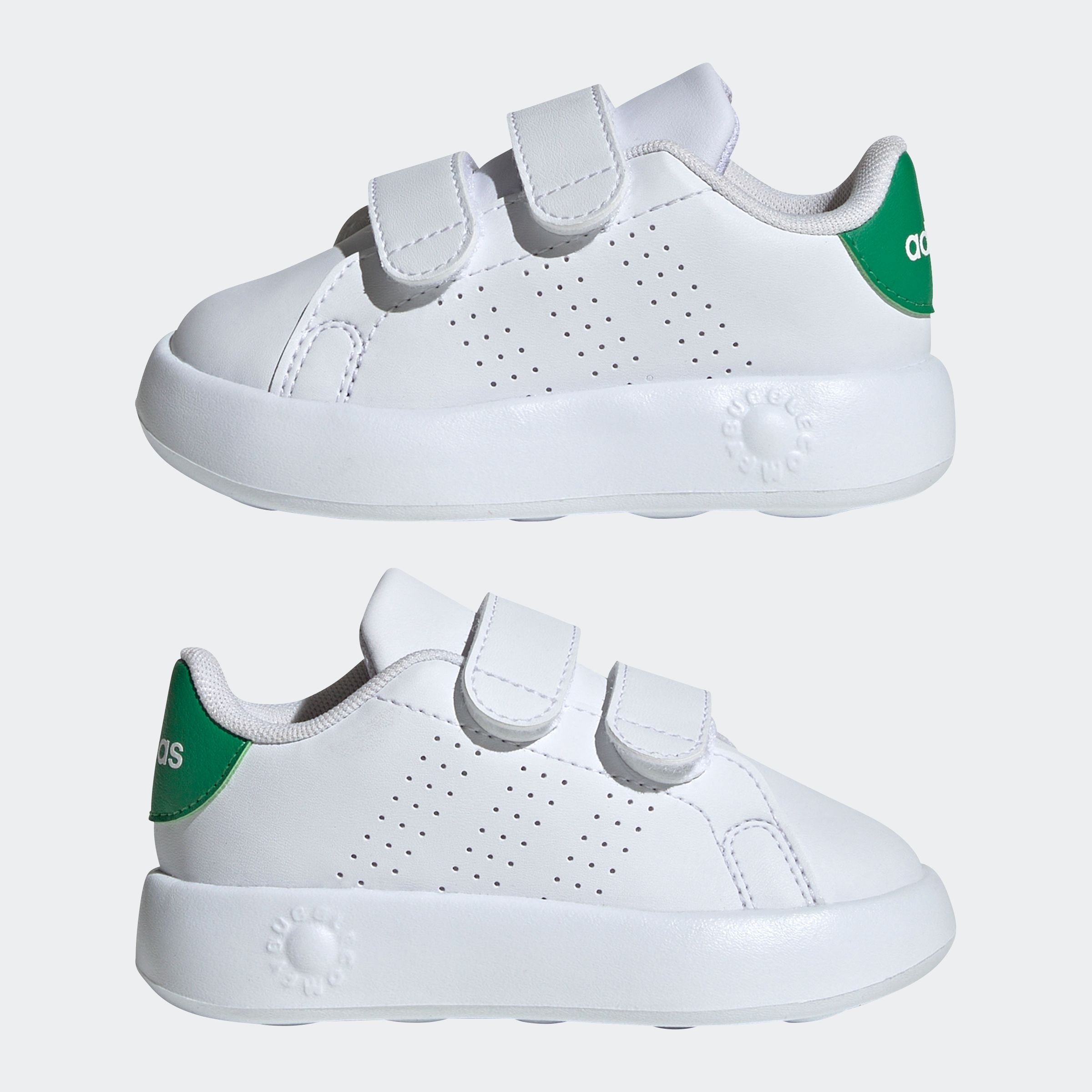 adidas Sportswear Klettschuh »ADVANTAGE KIDS«, Design auf den Spuren des adidas Stan Smith, für Kinder