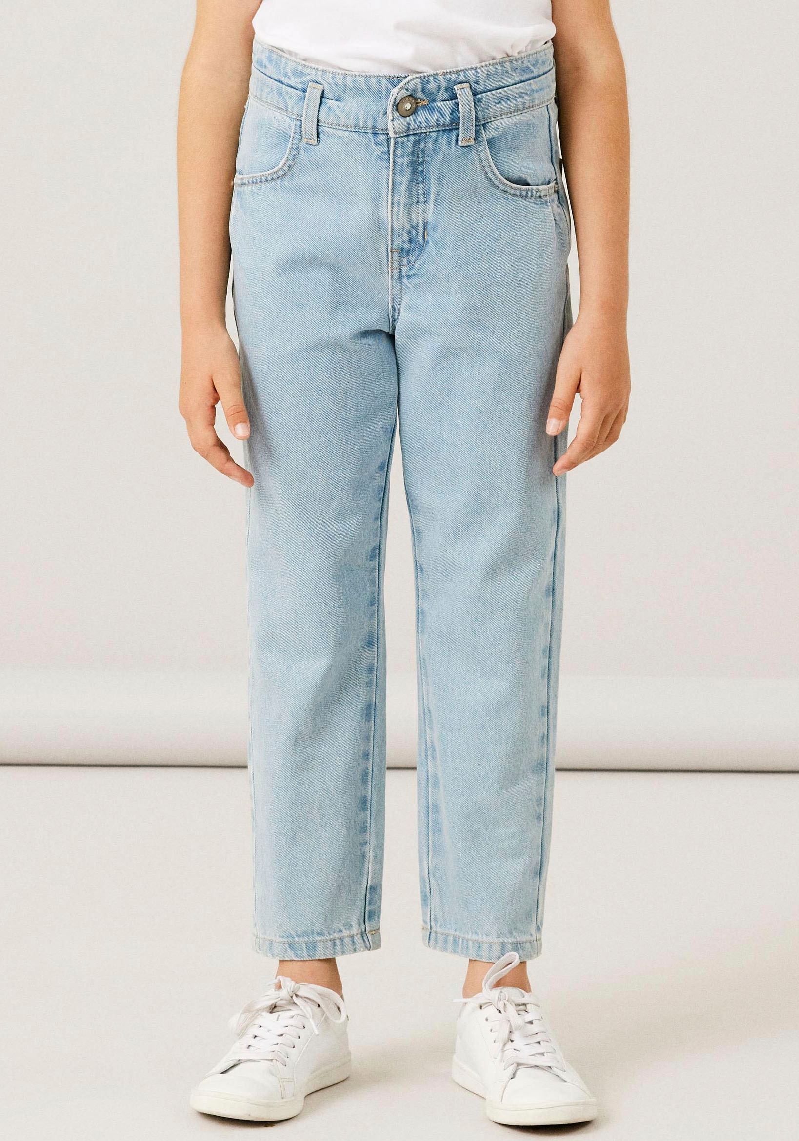 AN »NKFBELLA online MOM Name HW NOOS« 1092-DO JEANS It High-waist-Jeans