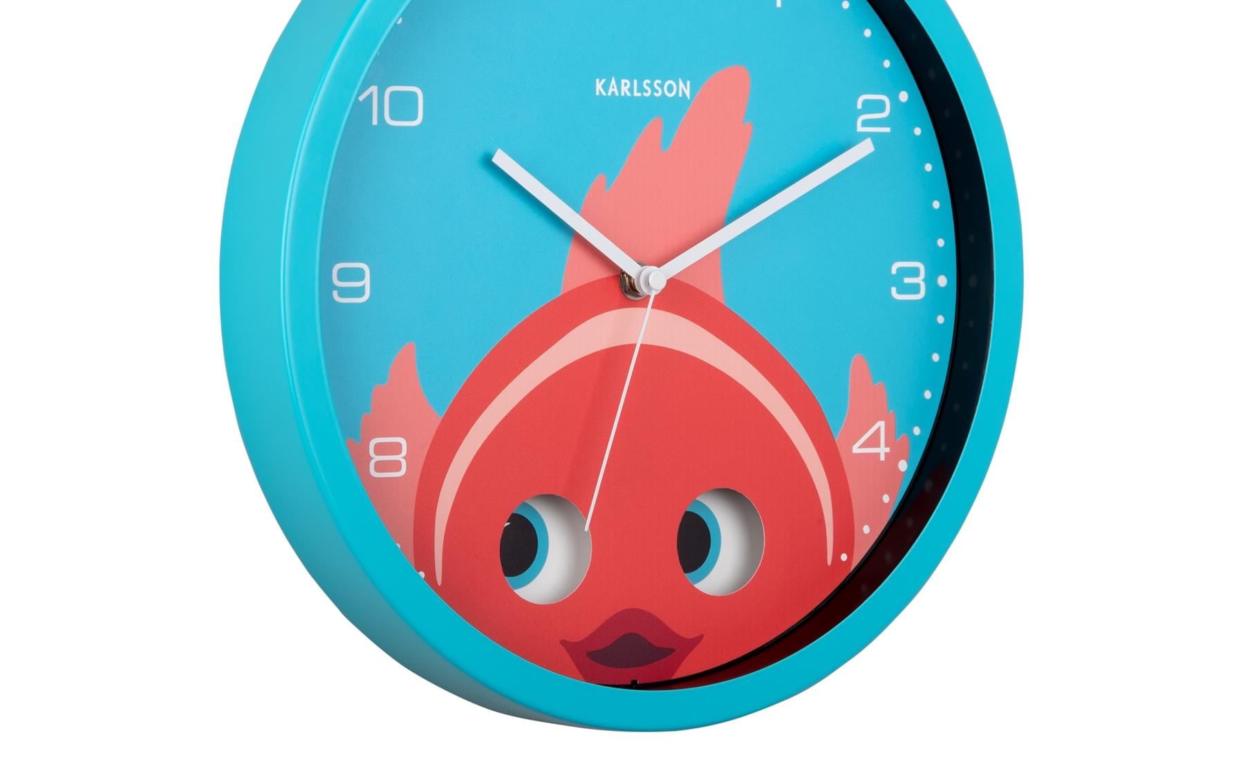 Karlsson Wanduhr »Goldfarbenfisch Ø 30,8 cm«