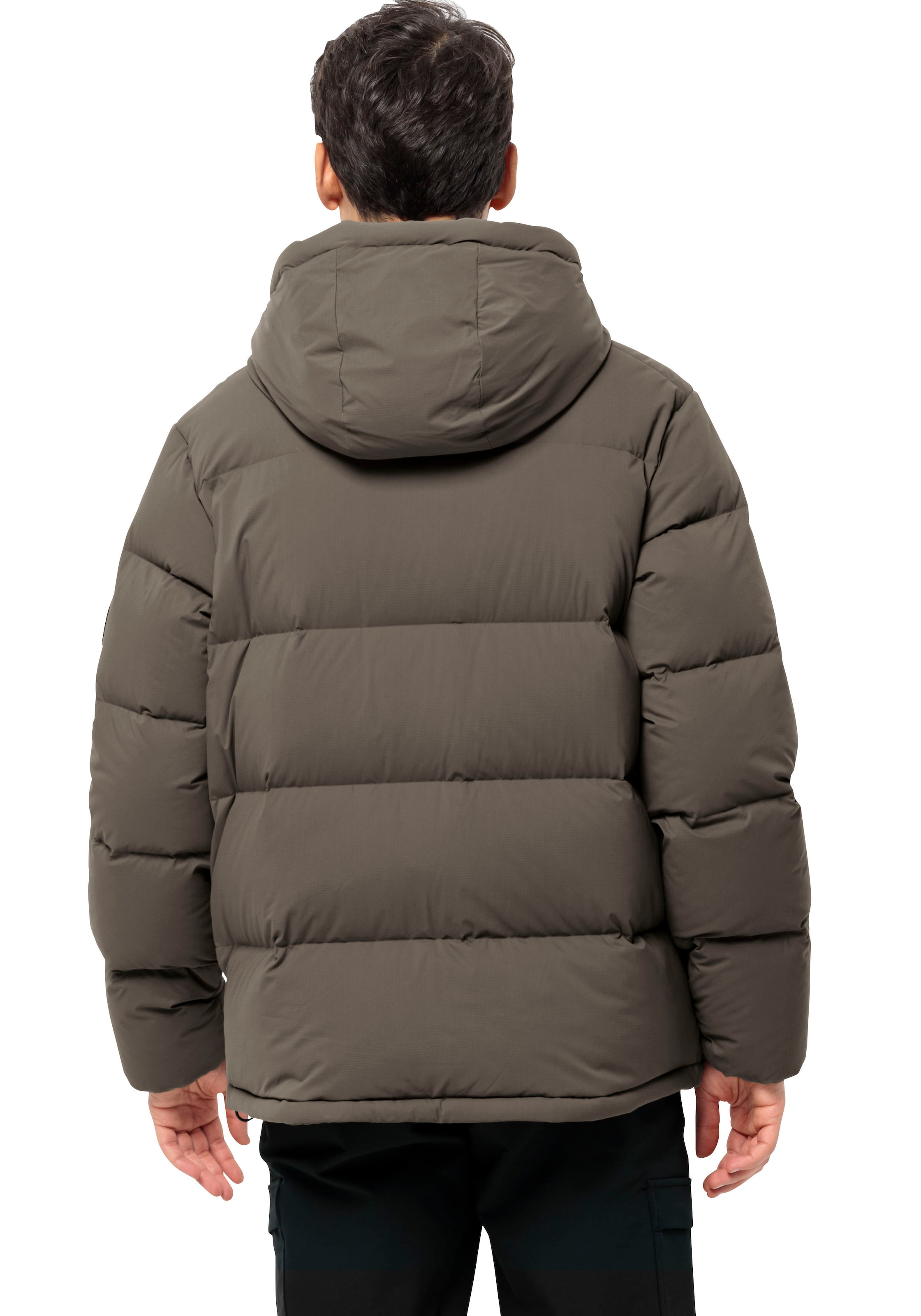 Jack Wolfskin Daunenjacke »ROEMERTOR JKT M«, mit Kapuze, mit Kapuze