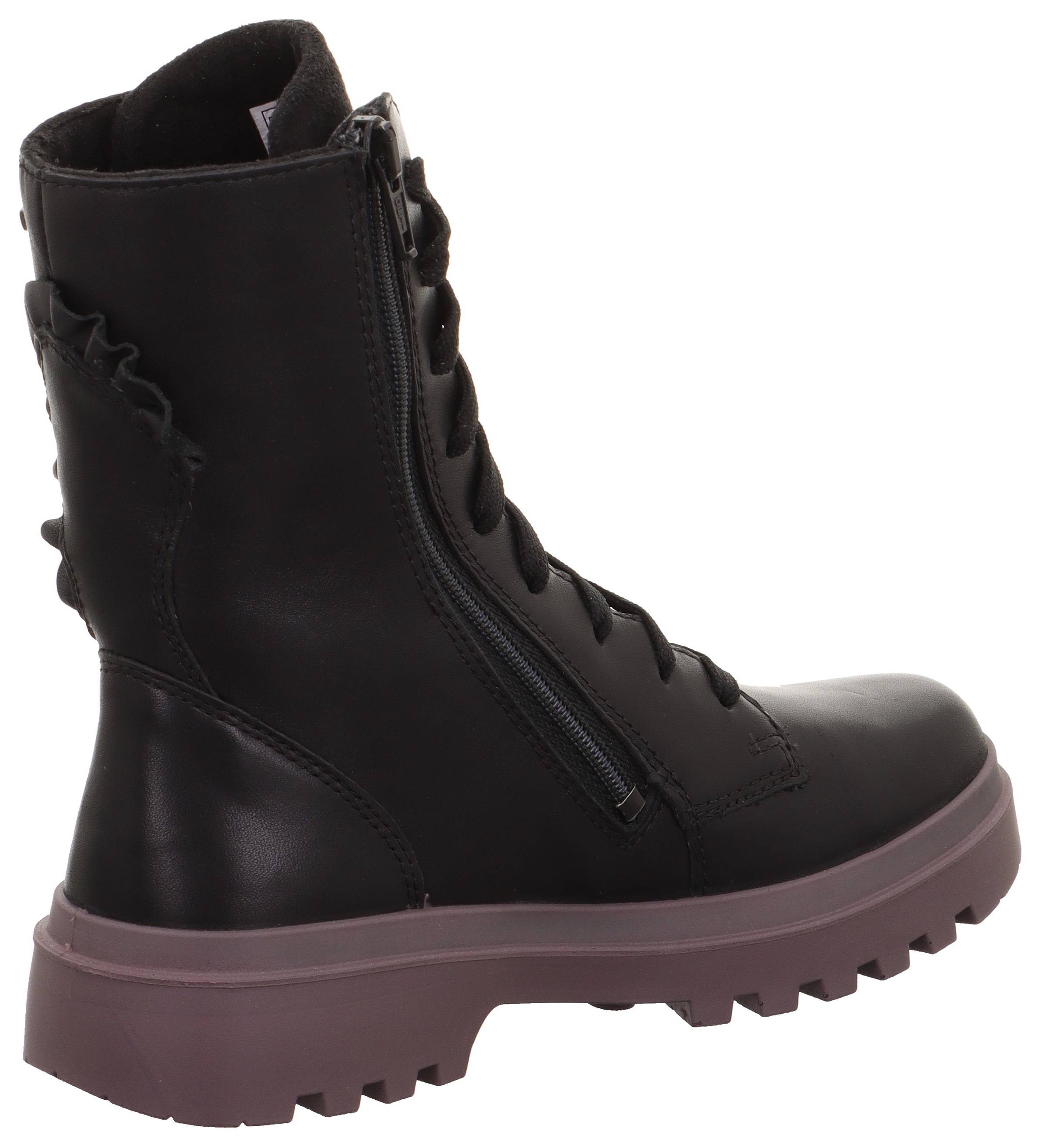 Superfit Schnürboots »ABBY WMS: mittel«, mit Rüschchen-Details an der Ferse