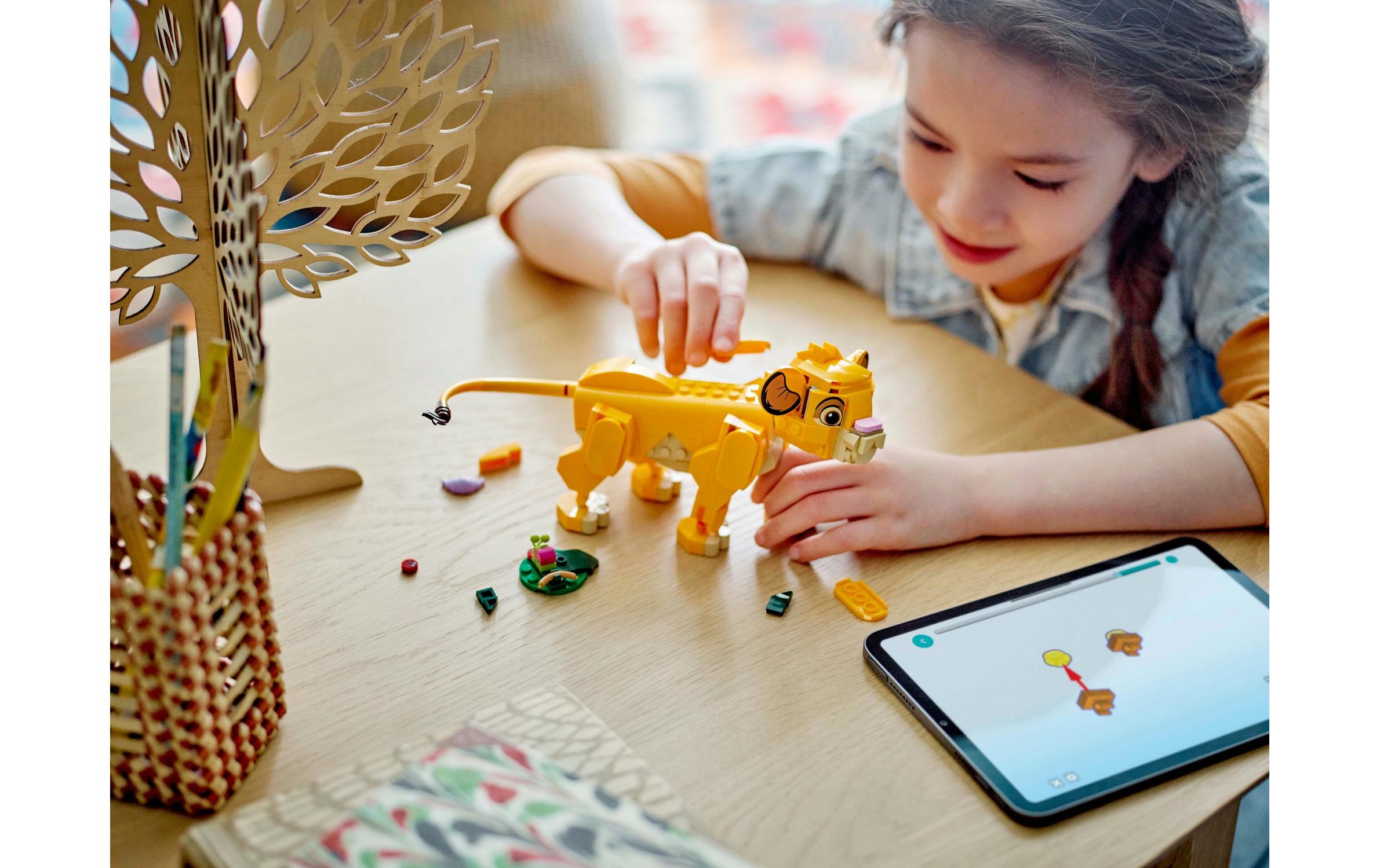 LEGO® Spielbausteine »Disney Simba, das Löwenjunge des Königs 43243«, (222 St.)