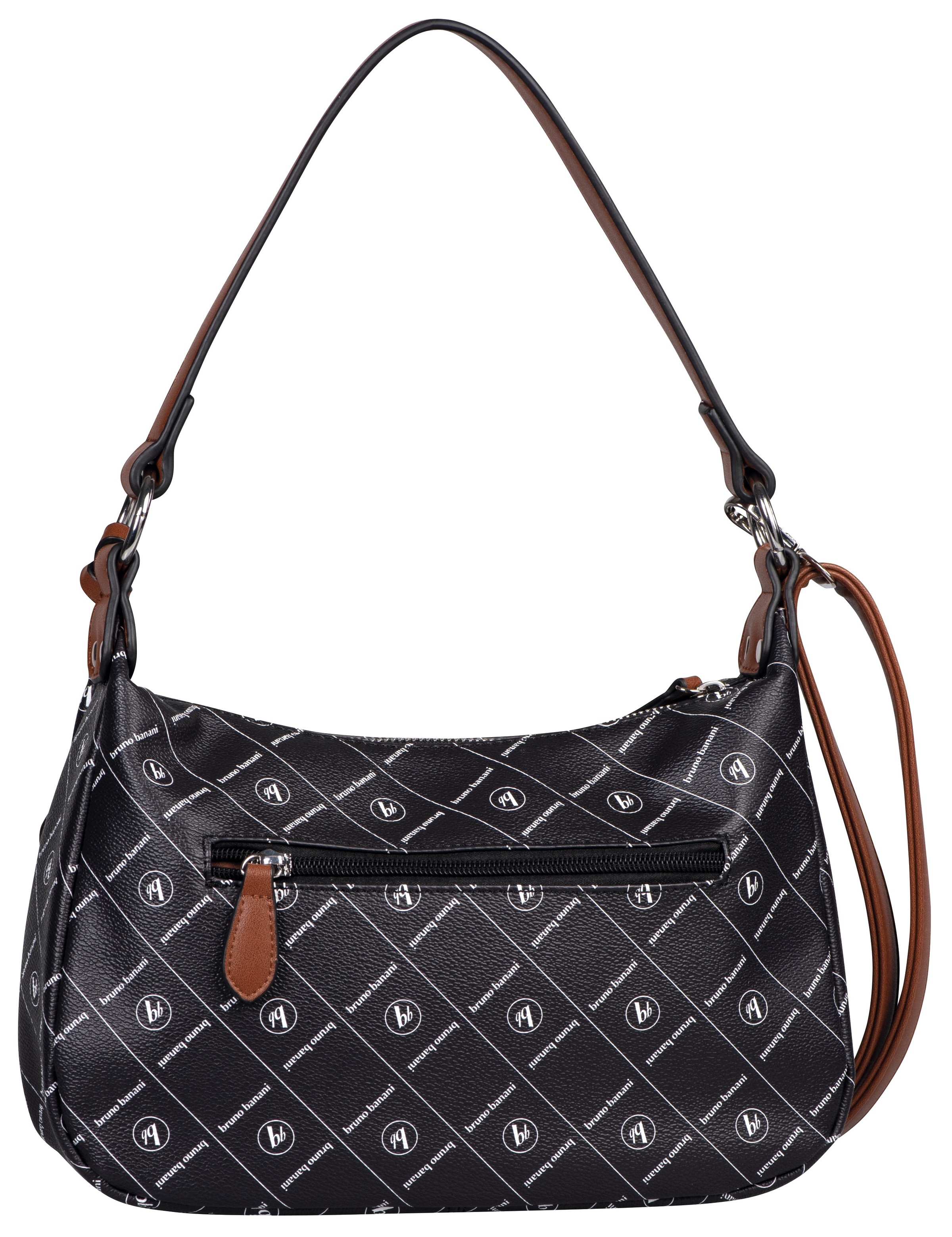 Logo Print Hobo Bag by Bruno Banani