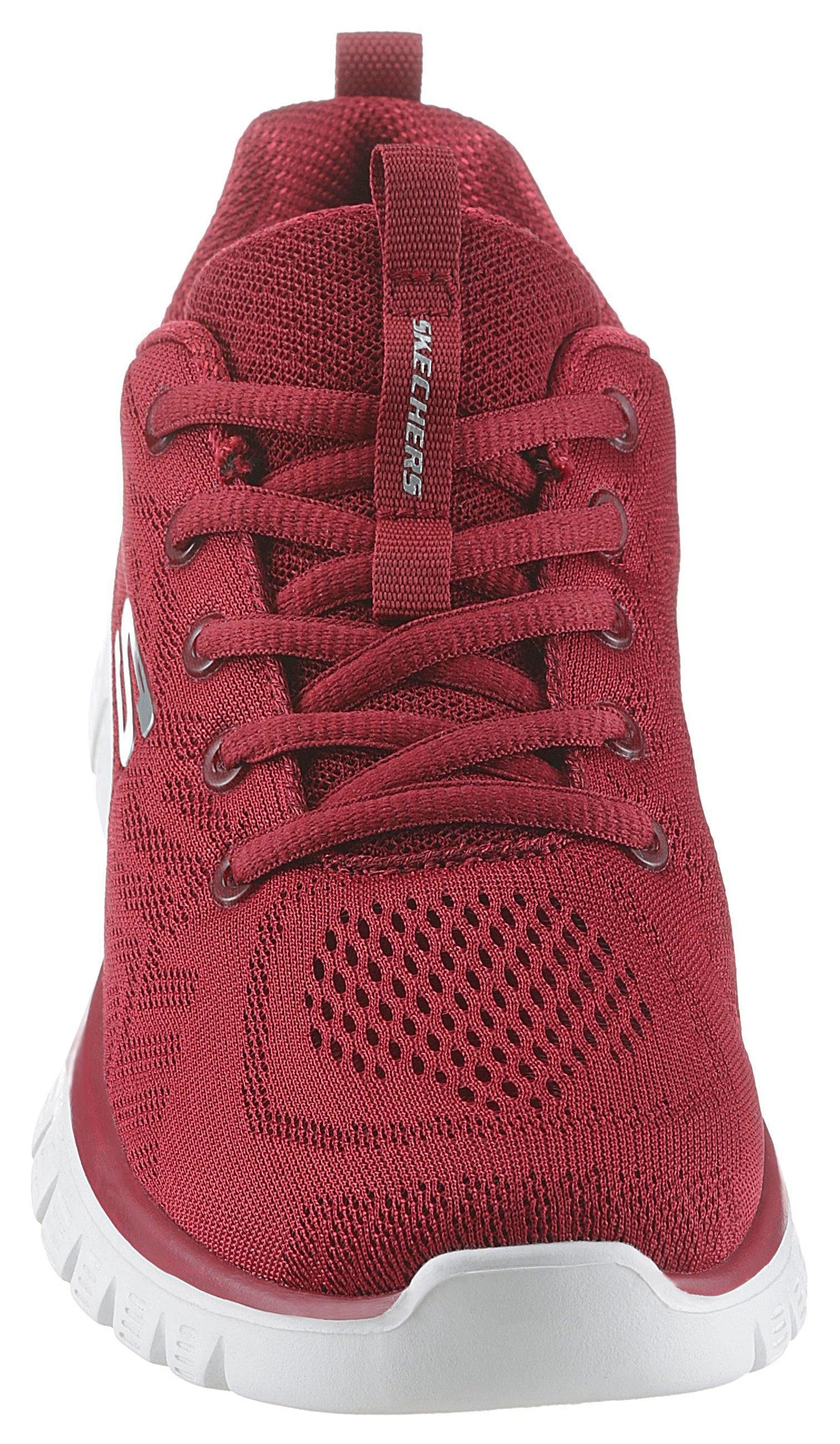 Skechers Sneaker »Graceful - Get Connected«, Freizeitschuh, Halbschuh, Schnürschuh für die Maschinenwäsche geeignet