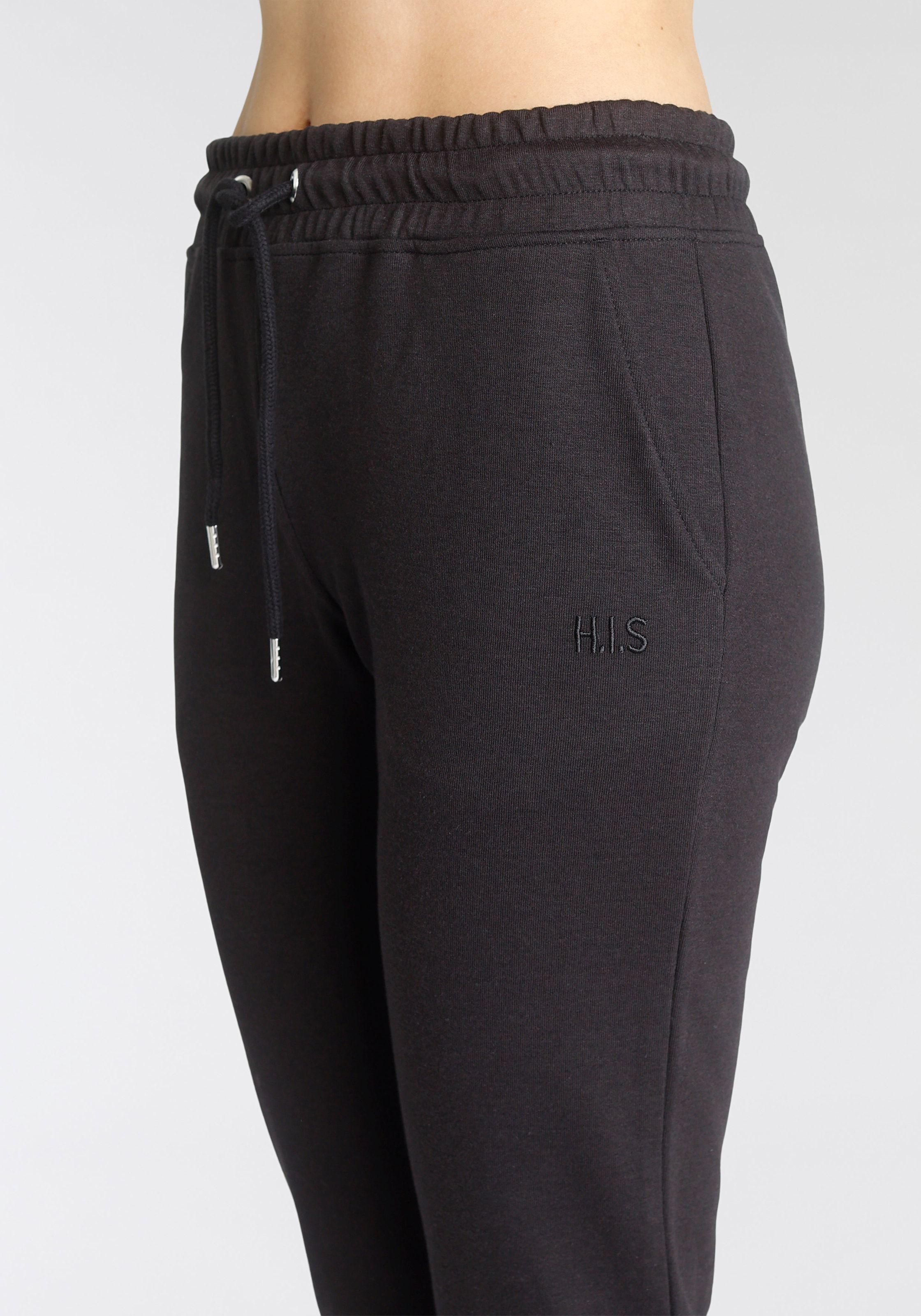 H.I.S Sweathose, Schlupfhose mit kleinem Aufschlag am Saum, Loungewear