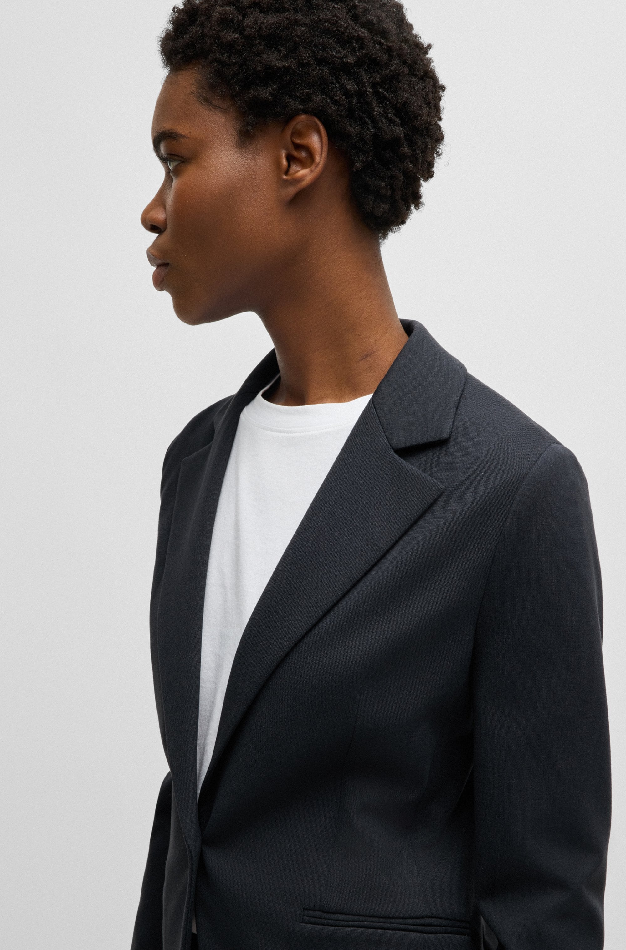 BOSS ORANGE Kurzblazer »C_Jaslim1«, mit Bindegürtel