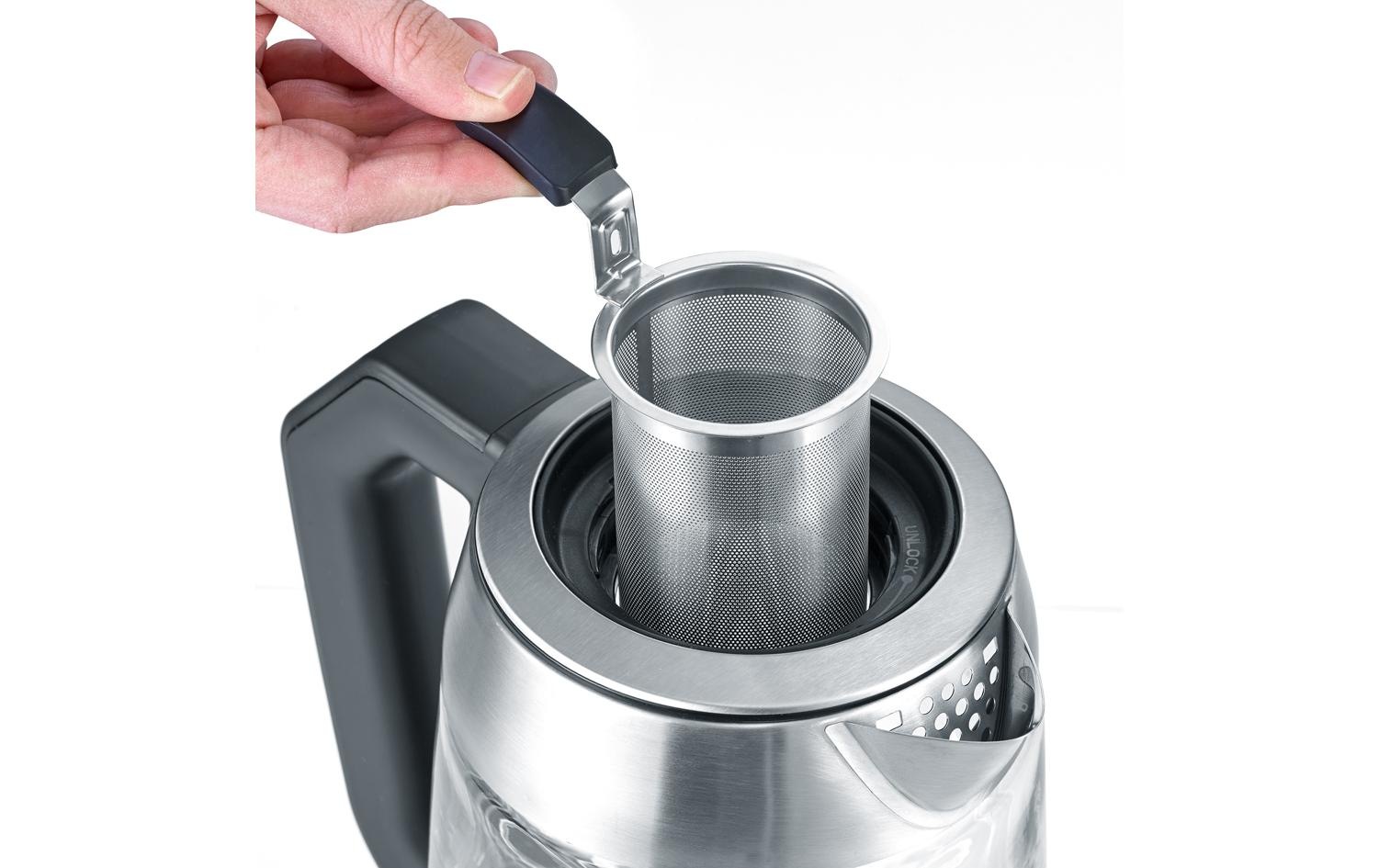 Severin Wasserkocher »WK 3477 45474 l, Silber/Transparent«, 1,7 l, 2200 W
