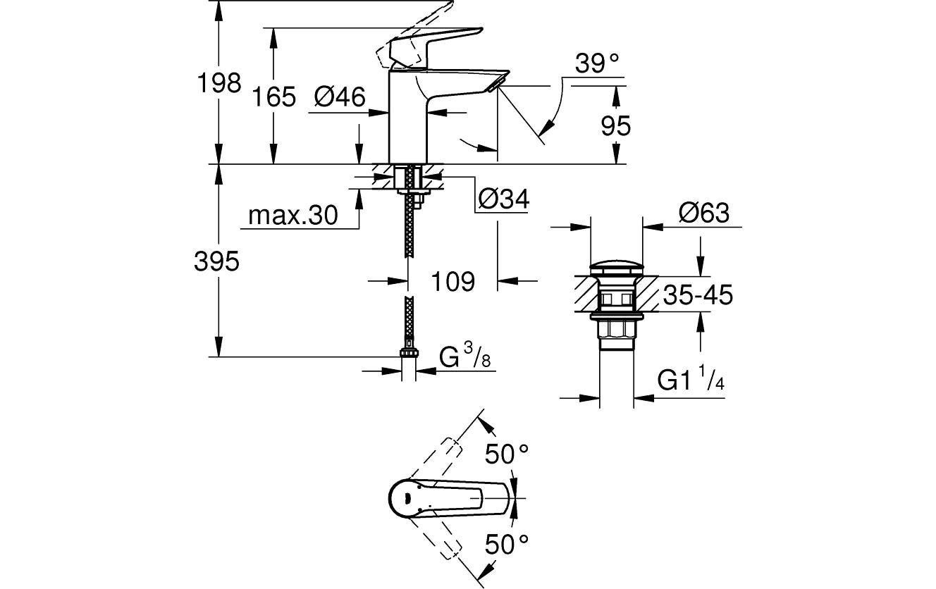 Grohe Badarmatur »Start S-Size«