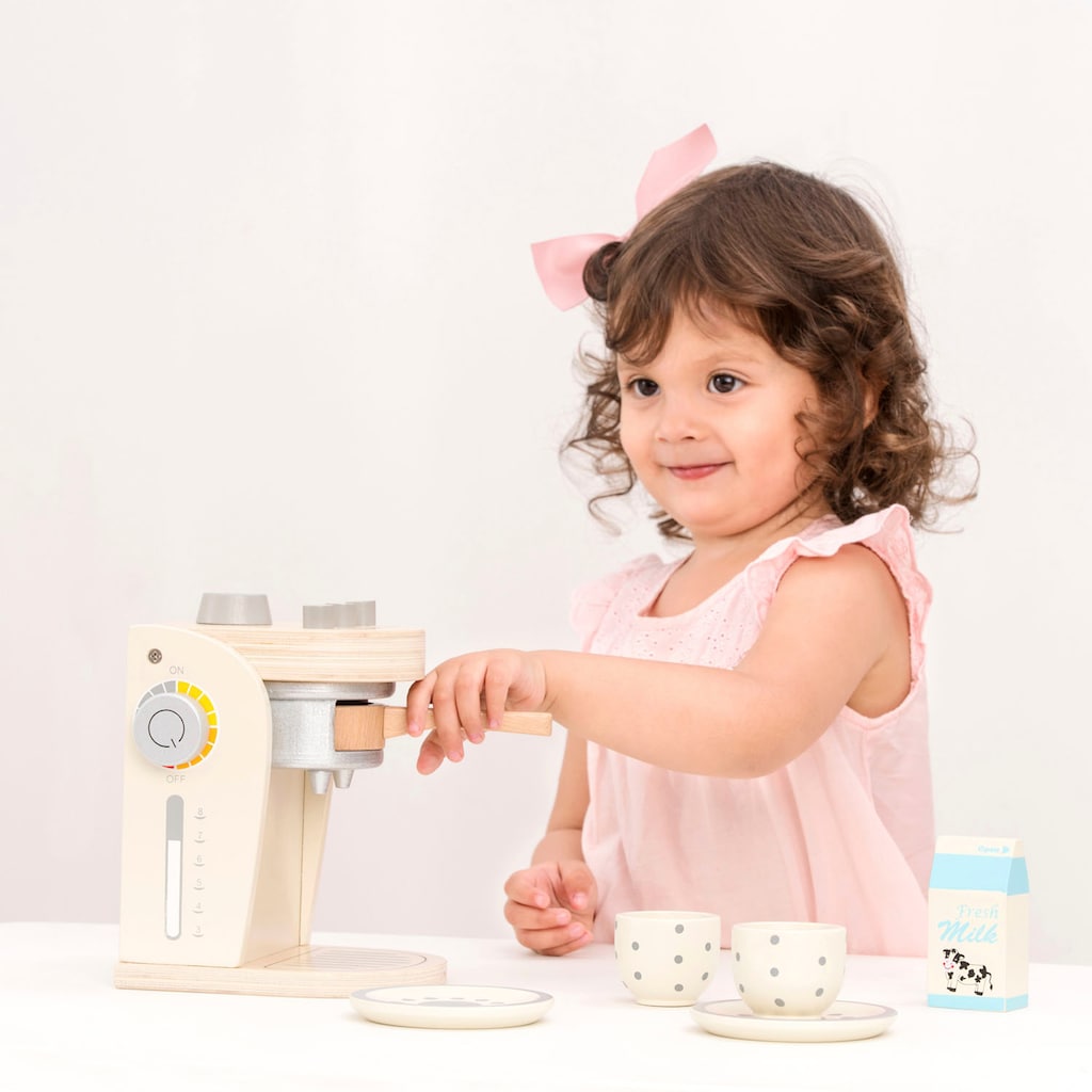 New Classic Toys® Kinder-Kaffeemaschine »Holzspielzeug, Bon Appetit - Kaffeemaschine, Creme«