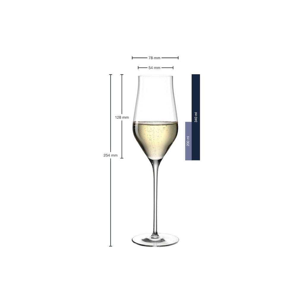 LEONARDO Champagnerglas »Brunelli 34«, (6 tlg.)