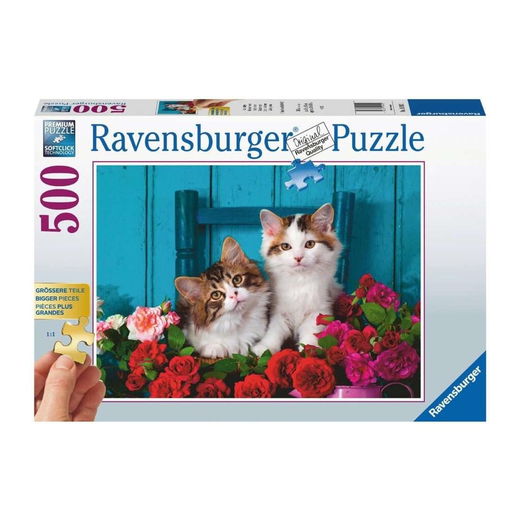 Ravensburger Puzzle »Katzenbabys«, (500 tlg.)