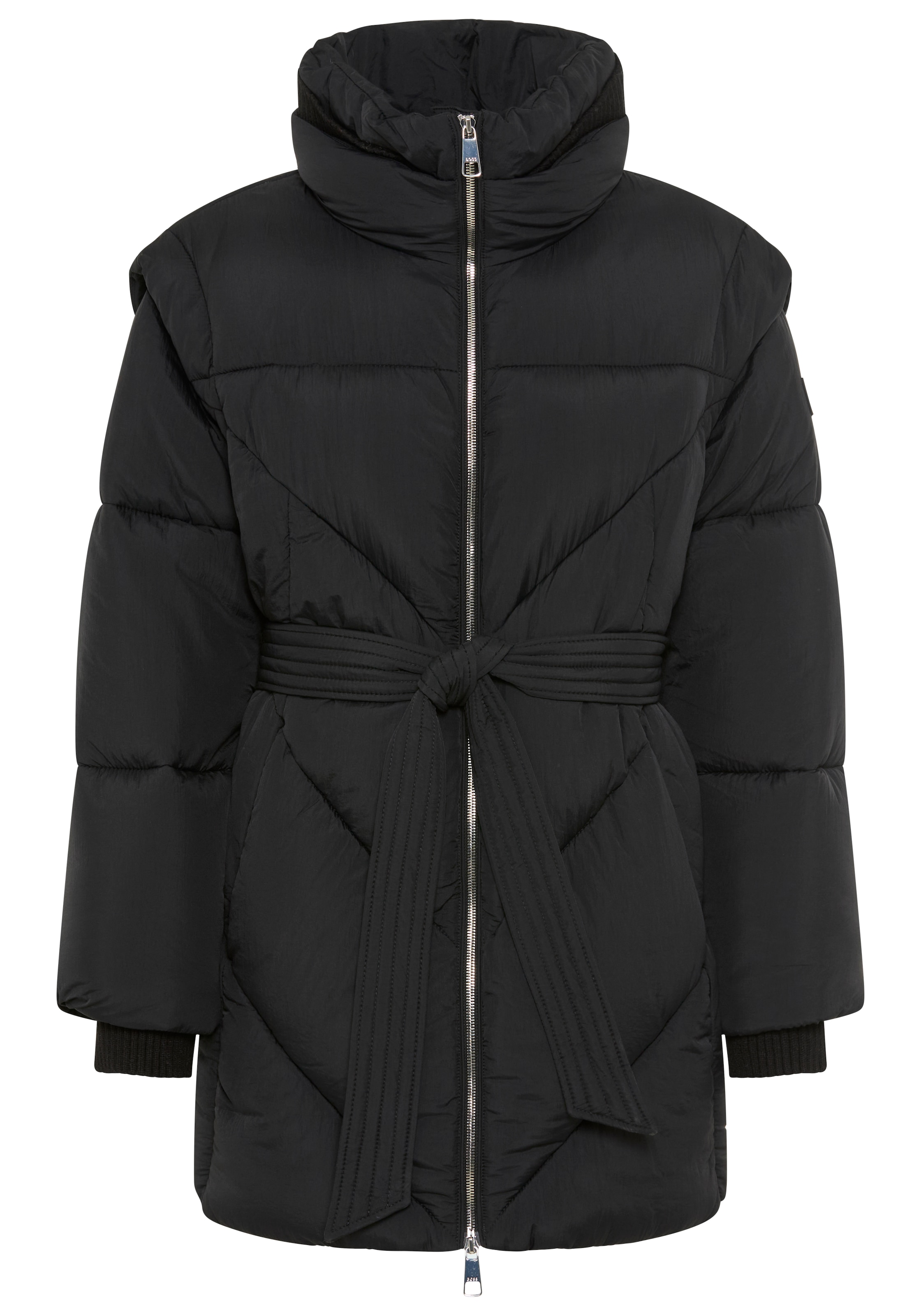 BOSS ORANGE Steppjacke »Piobella Premium Damenmode« Regular Fit, tailliert, mit Gürtel