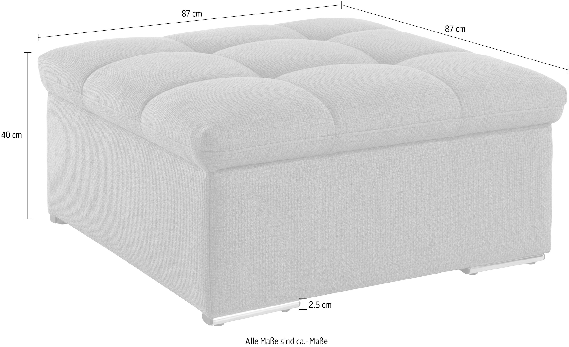 DOMO collection Sitzhocker »Lagoa«, in grosser Farbauswahl