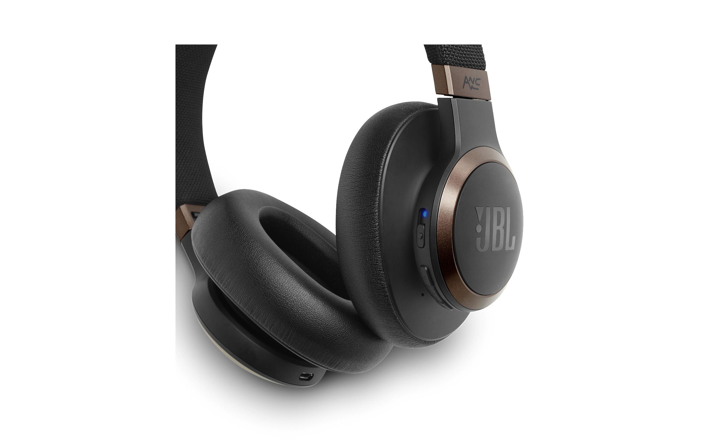 JBL Over-Ear-Kopfhörer »LIVE 650BTNC Schwarz«, Noise-Cancelling-Rauschunterdrückung