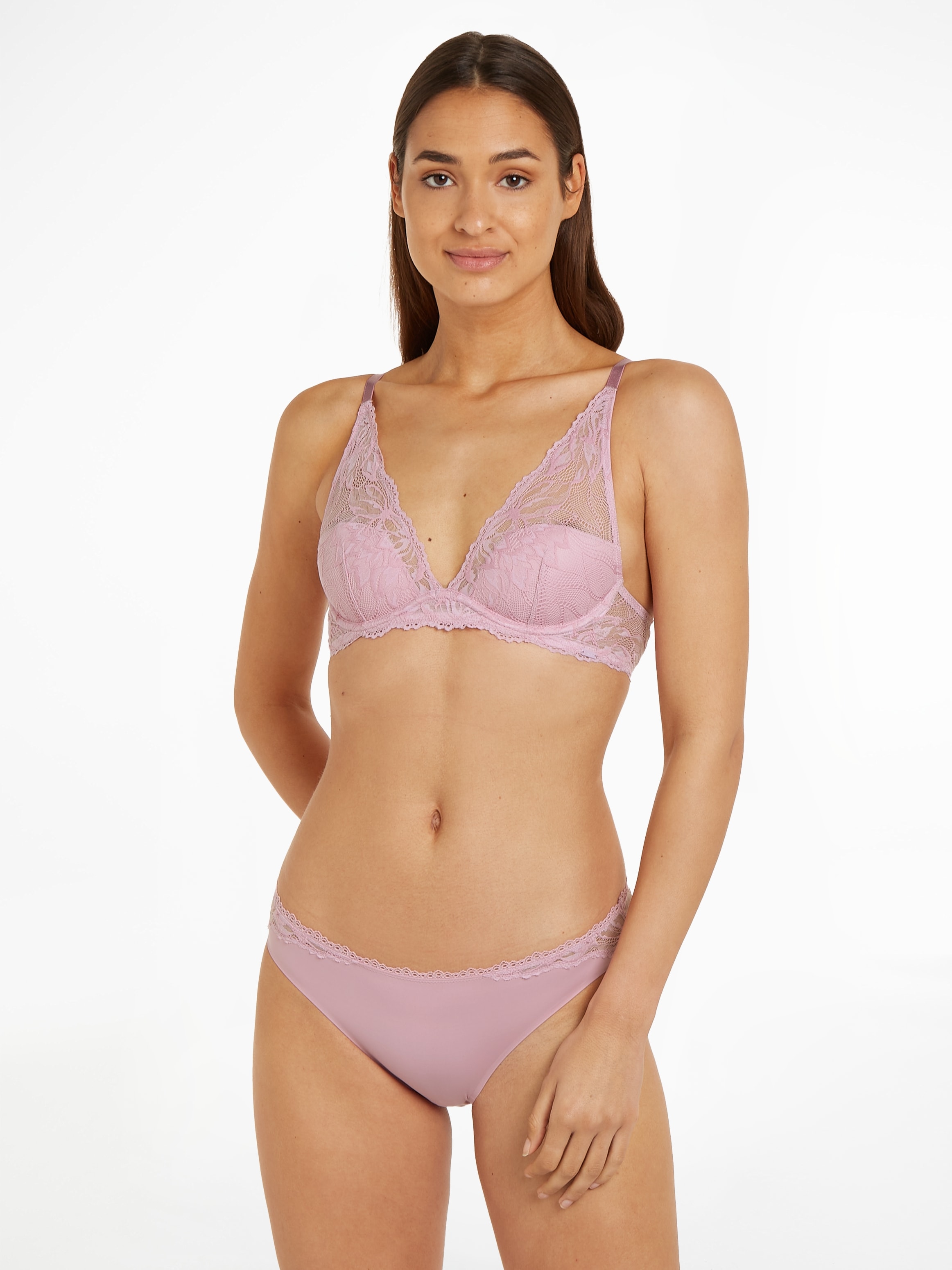 Calvin Klein Underwear Bügelloser BH »LIGHTLY LINED PLUNGE« aus Spitze