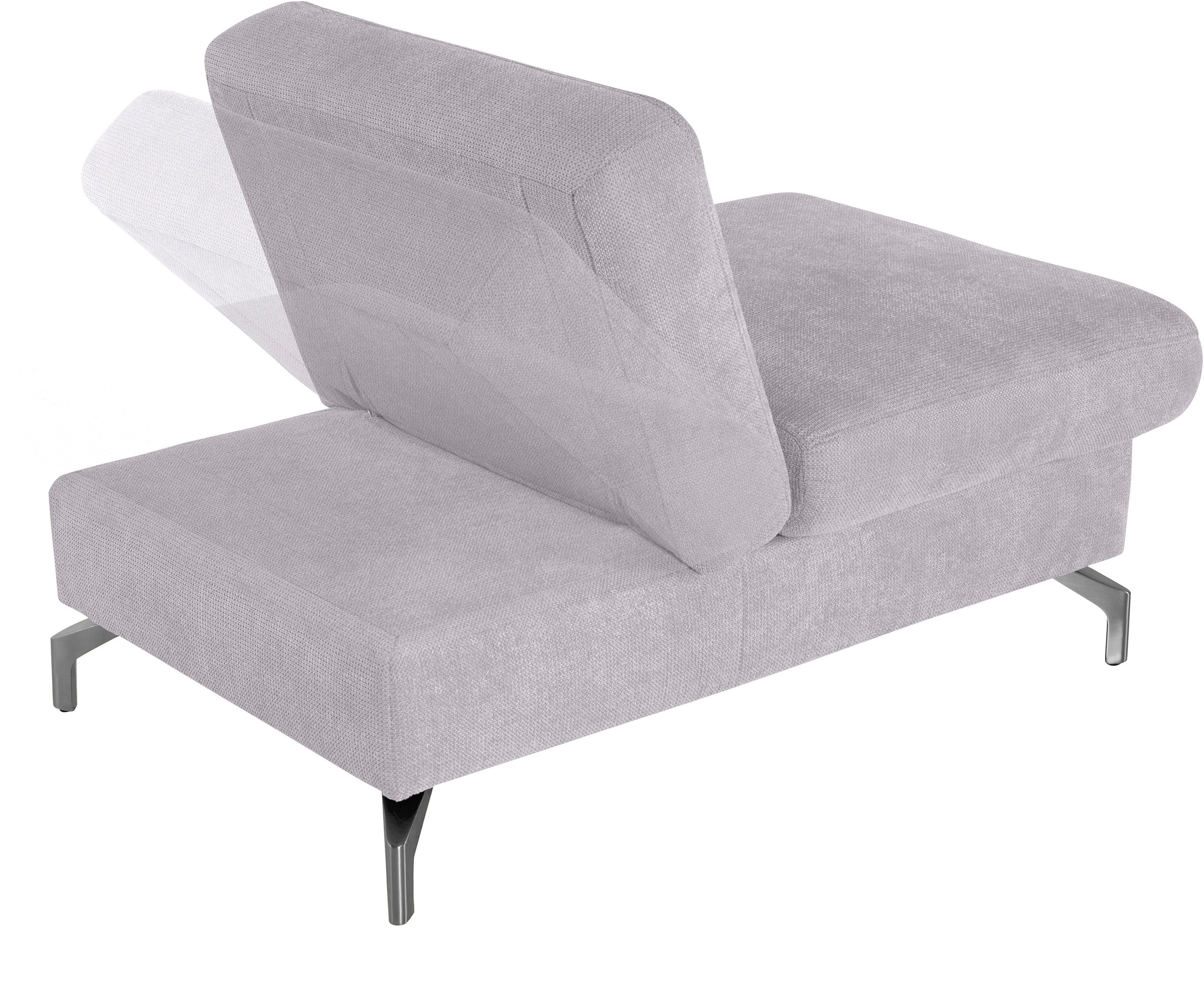 sit&more Hocker »Percy«, Fusshöhe 15cm, mit Klappfunktion, wahlweise in 2 Fussfarben