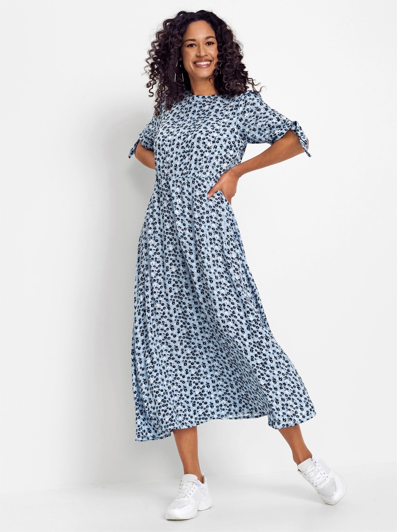 Inspirationen Druckkleid »Viskose-Kleid«