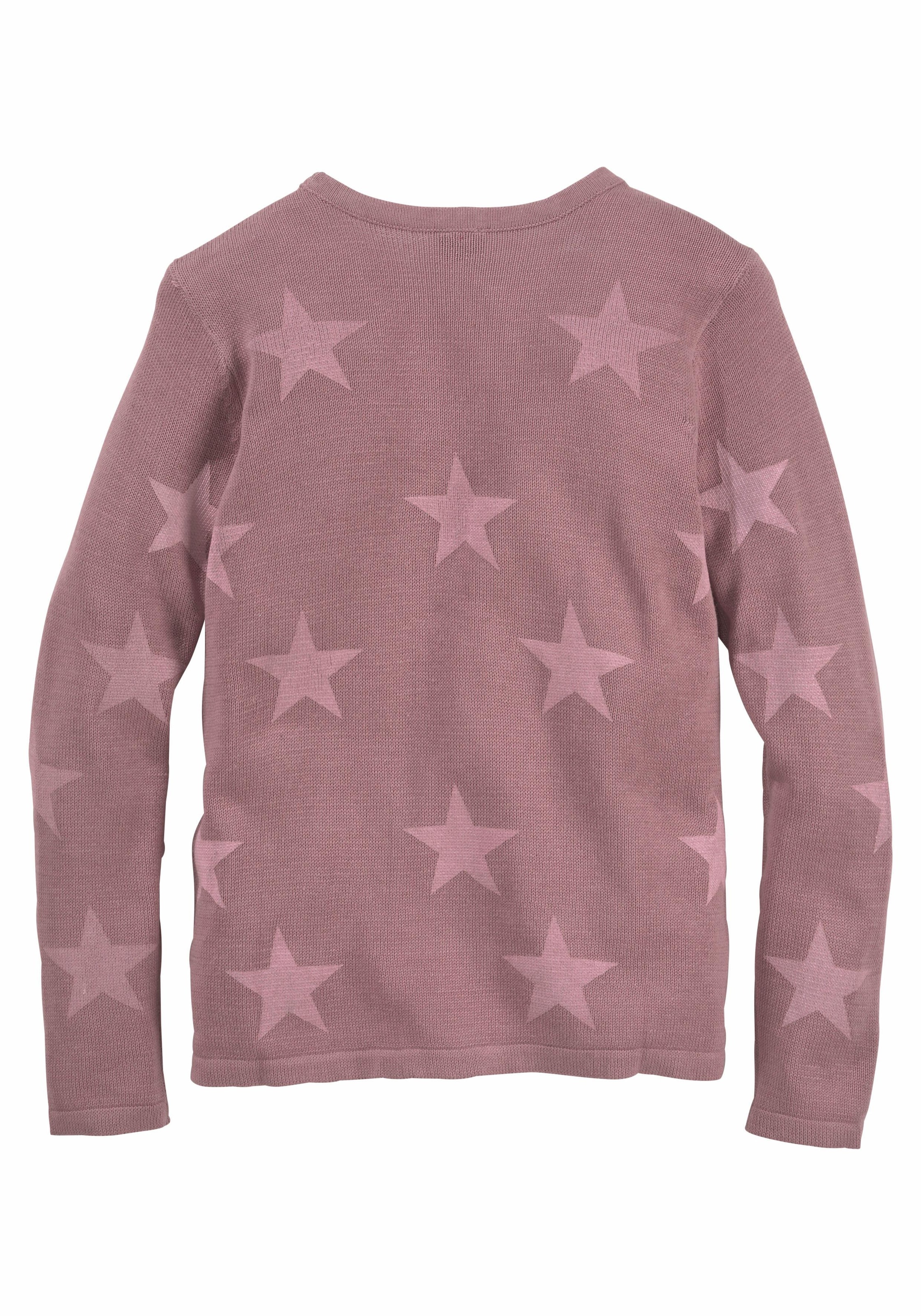 KIDSWORLD Strickpullover »Sterne-Pullover«, mit Sternen - Druck