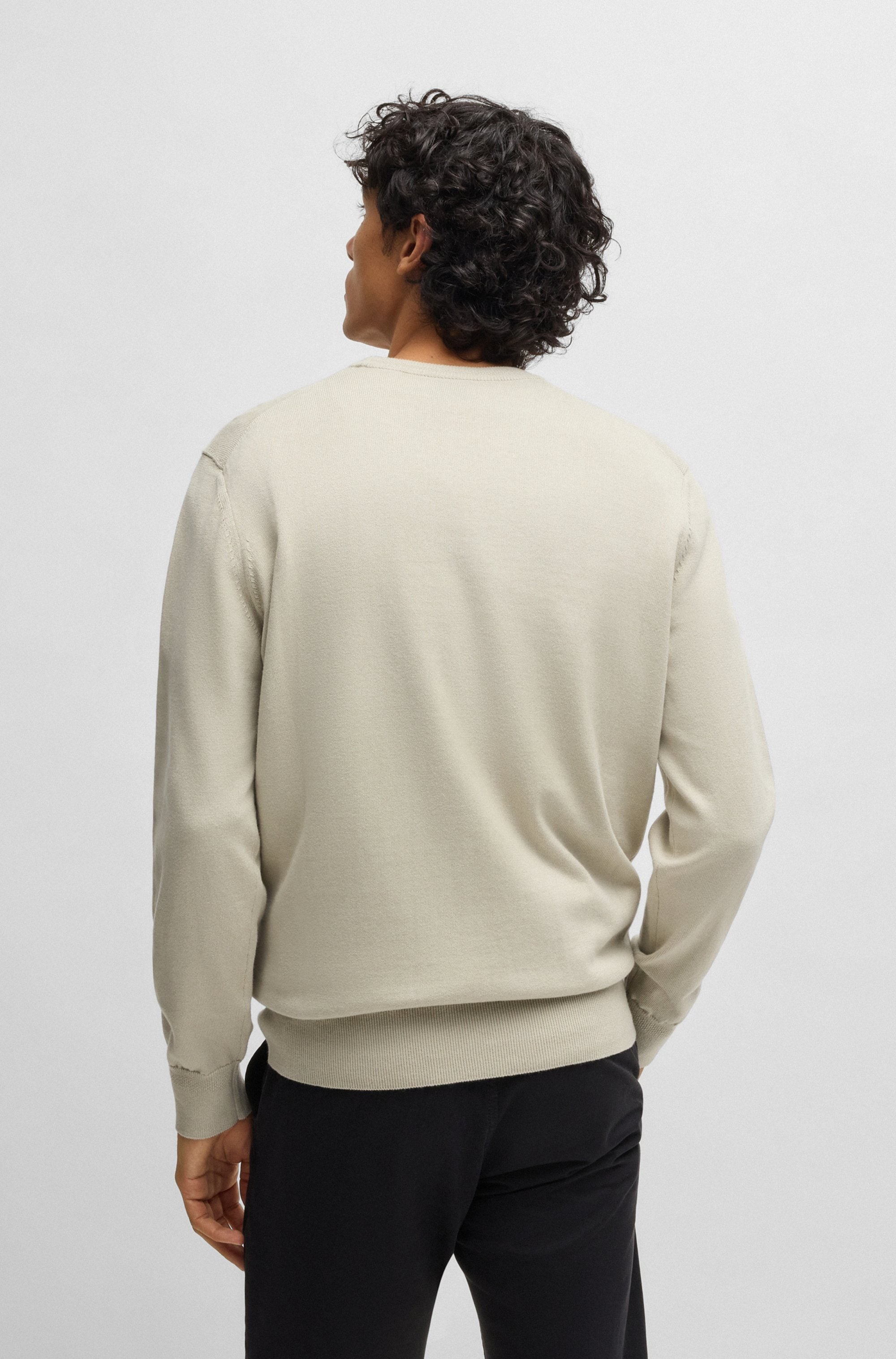 BOSS ORANGE Strickpullover »Kanovano«, mit Rundhalsausschnitt