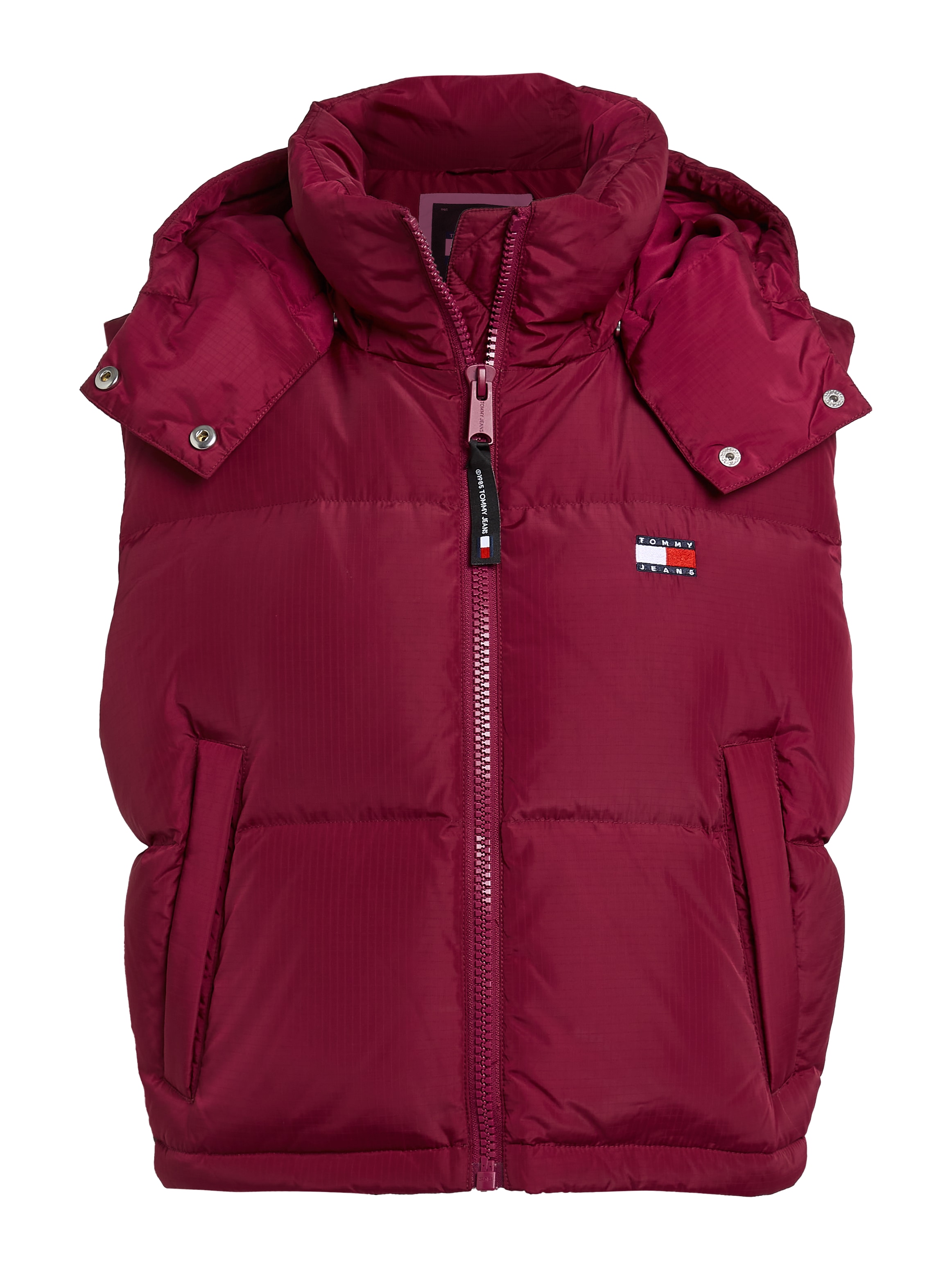 Tommy Jeans Steppweste »TJW CRP ALASKA PUFFER VEST«, in modischer Cropped Form, Puffer