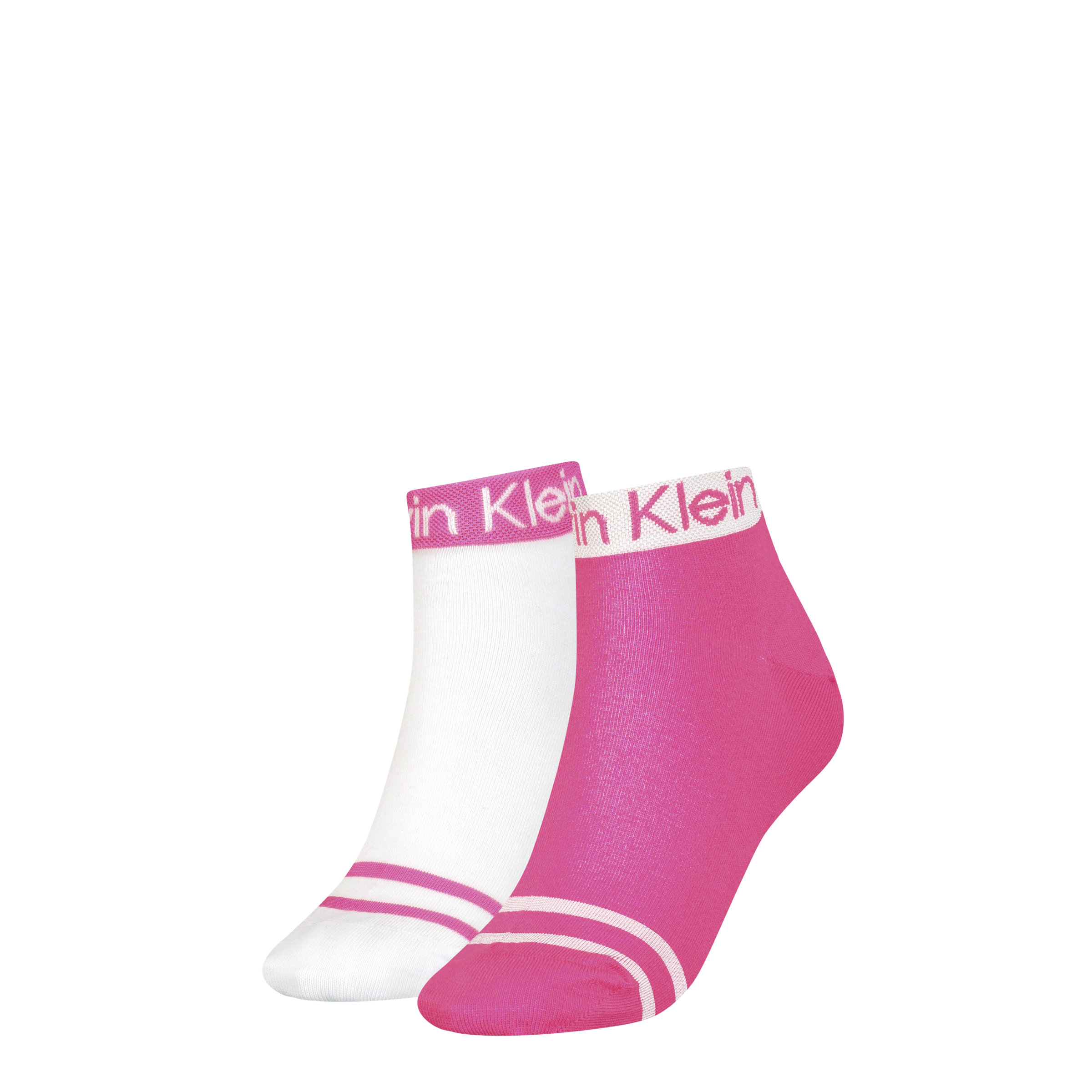 Calvin Klein Jeans Kurzsocken »CK WOMEN QUARTER 2P LOGO WELT« 2 Paar, Coolmax-Garn, Einheitsgrösse passend von 37-41