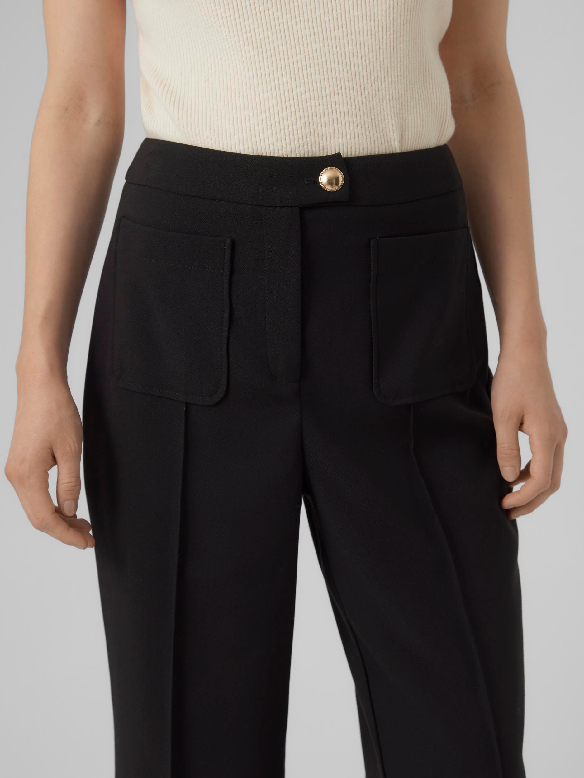 Vero Moda Anzughose »VMGECINA HW WIDE PANTS TLR WVN BTQ«