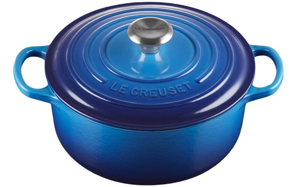LE CREUSET Bräter »Signature 24 cm Azur«, Gusseisen