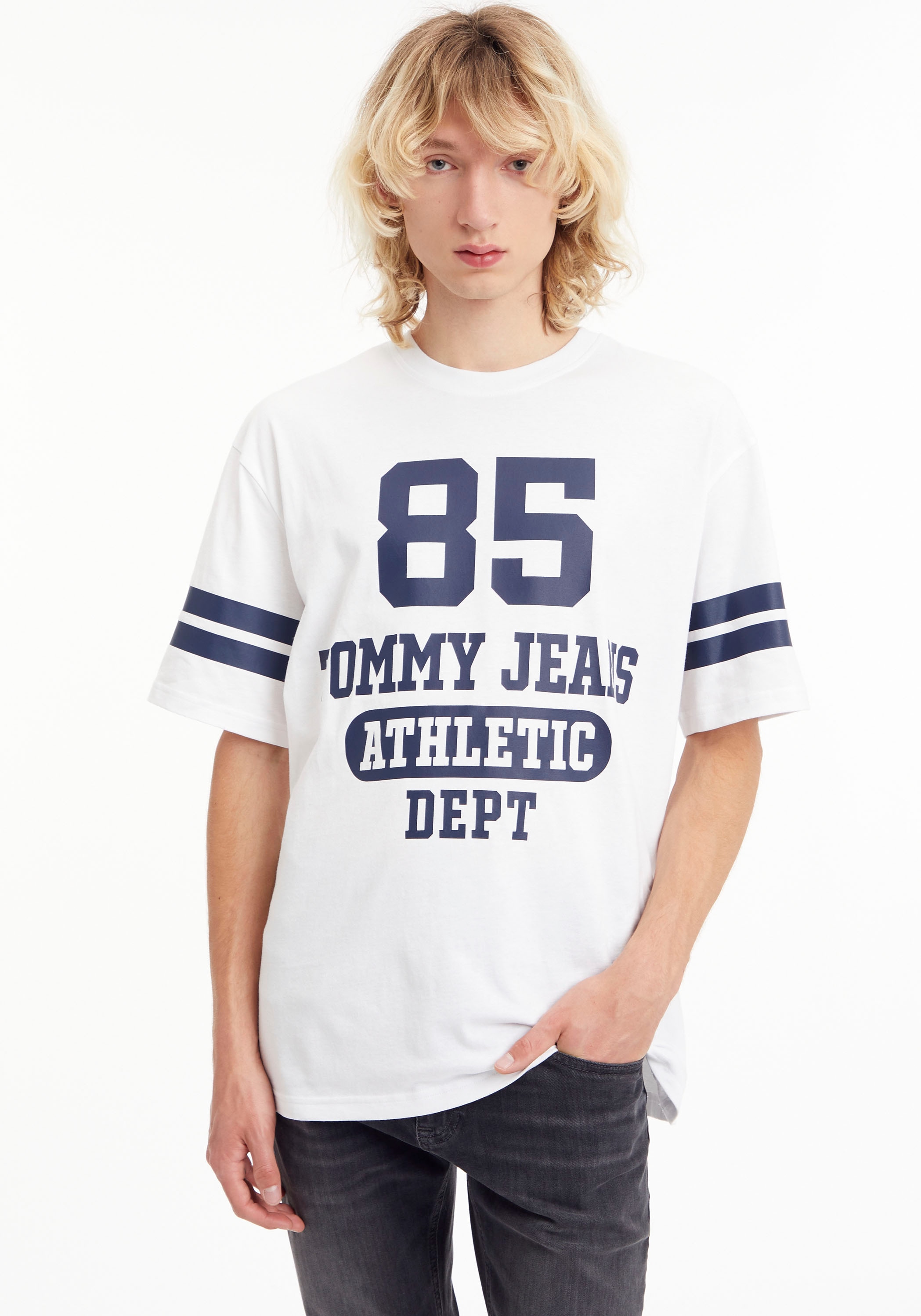 Tommy Jeans T-Shirt »TJM SKATER COLLEGE 85 LOGO« online shoppen |  Jelmoli-Versand | T-Shirts