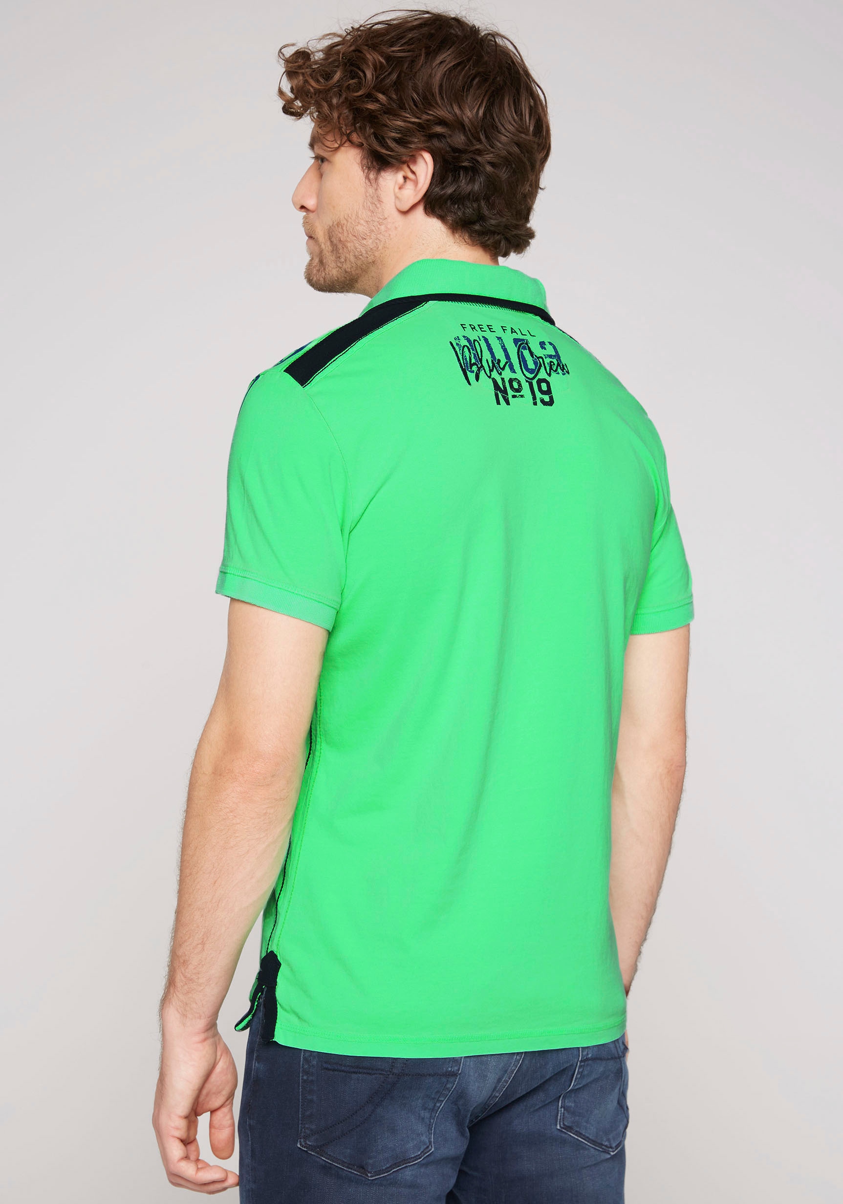 CAMP DAVID Poloshirt, mit Tapes auf den Schultern online bestellen |  Jelmoli-Versand