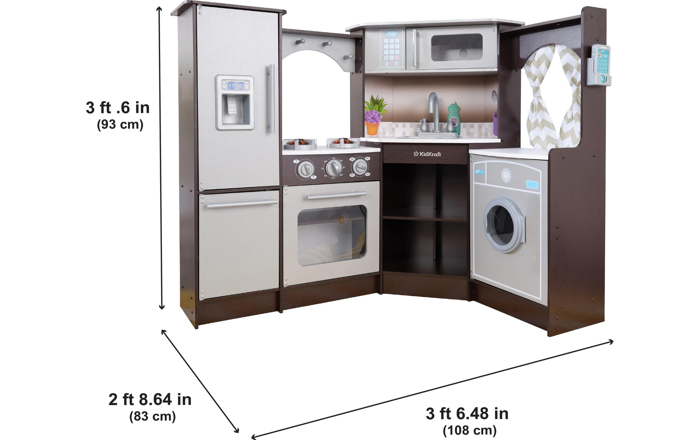 KidKraft® Spielküche »Eck-Küche Espresso«