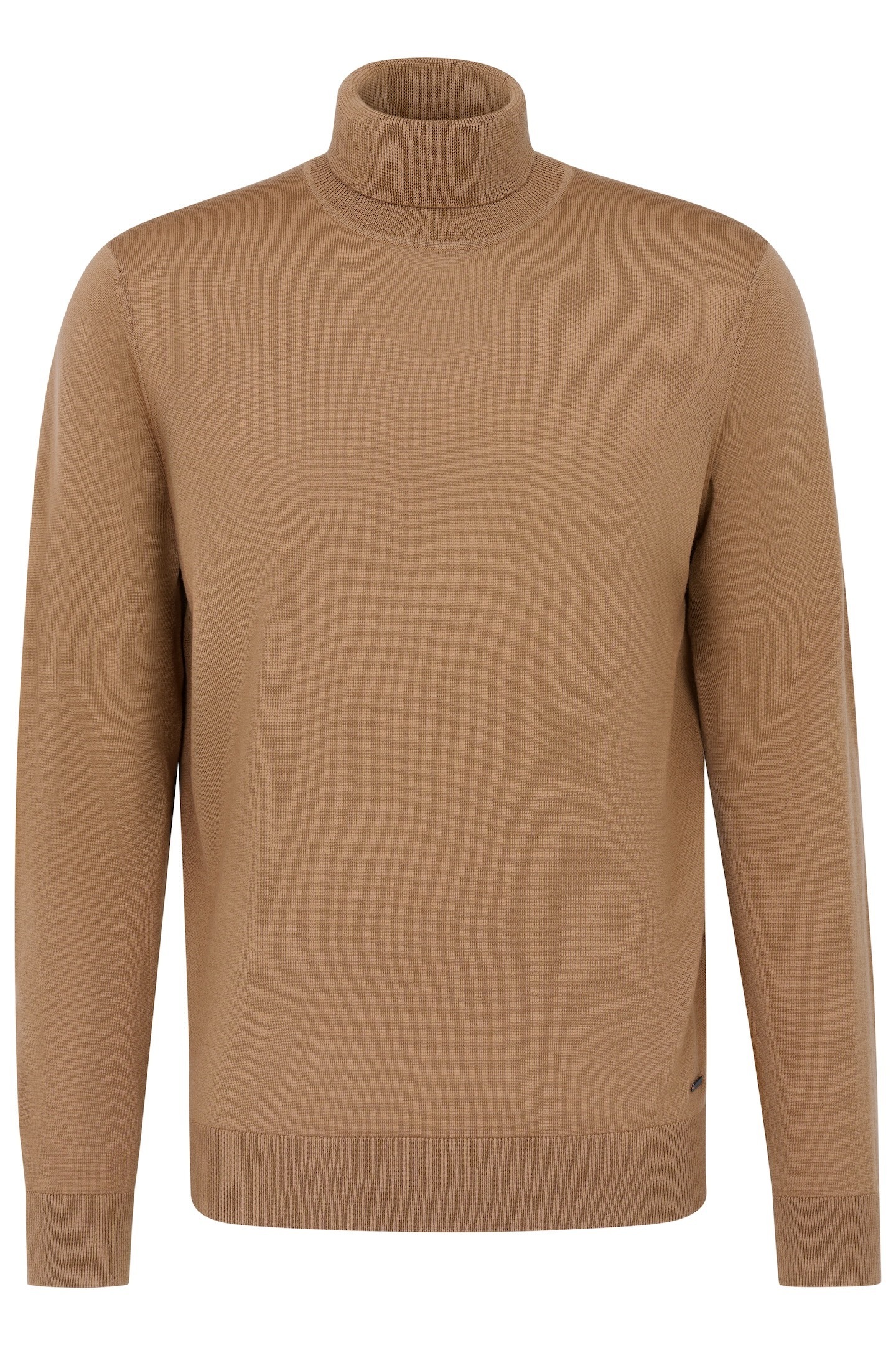 bugatti Rollkragenpullover aus 100 % Merinowolle