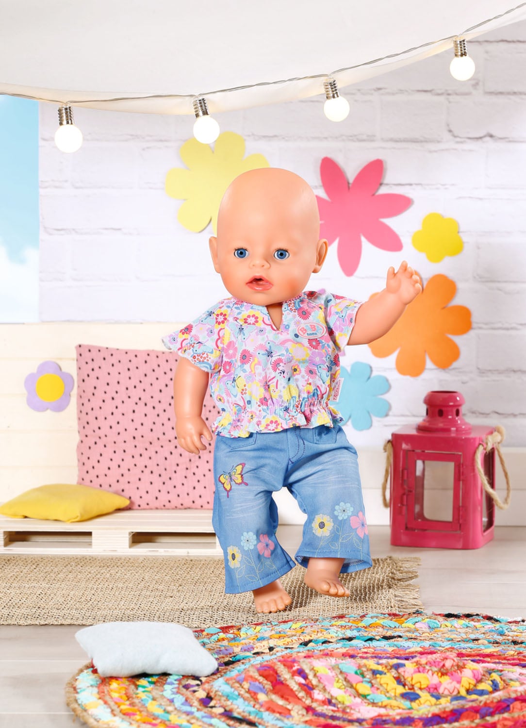 Baby Born Puppenkleidung »Trend Jeans, 43 cm«, mit Kleiderbügel