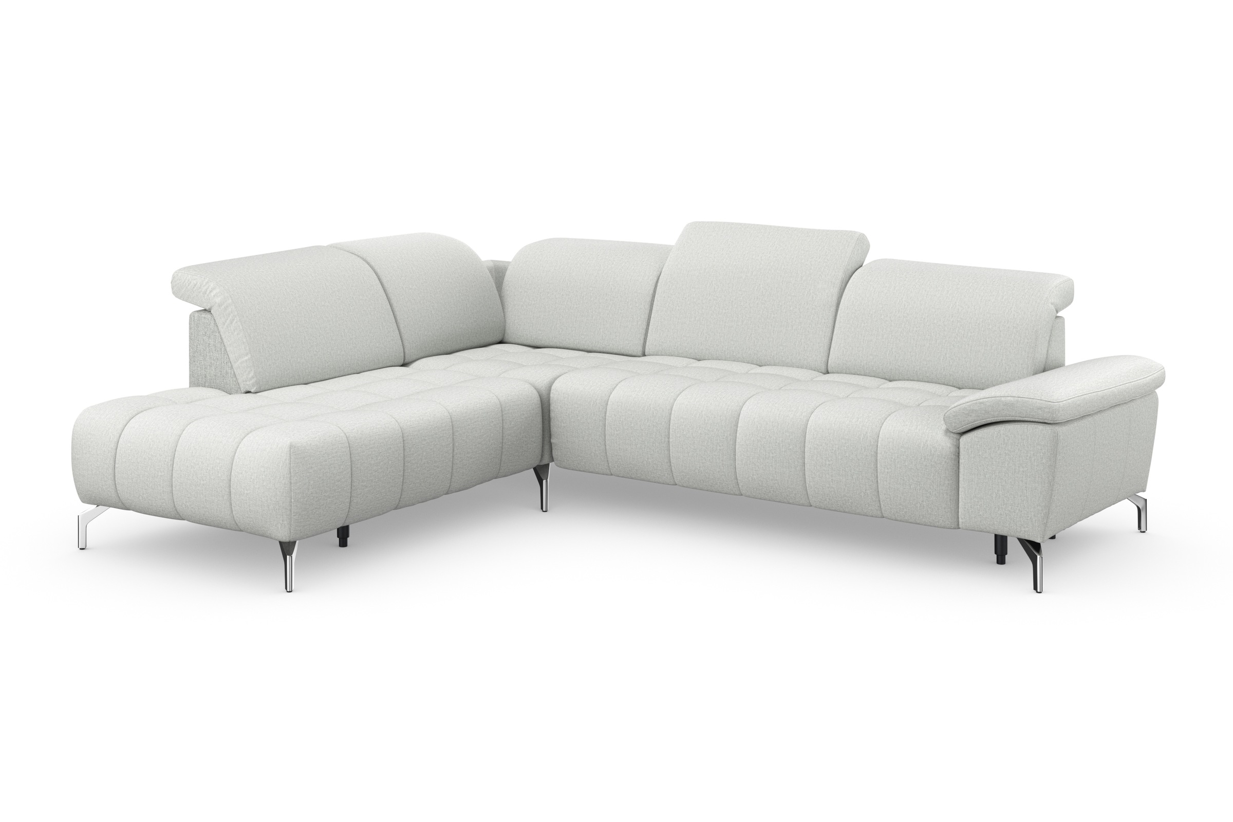 sit&more Ecksofa »Cool L-Form«, wahlweise mit Kopfteilverstellung und Vorziehsitz, motorisch