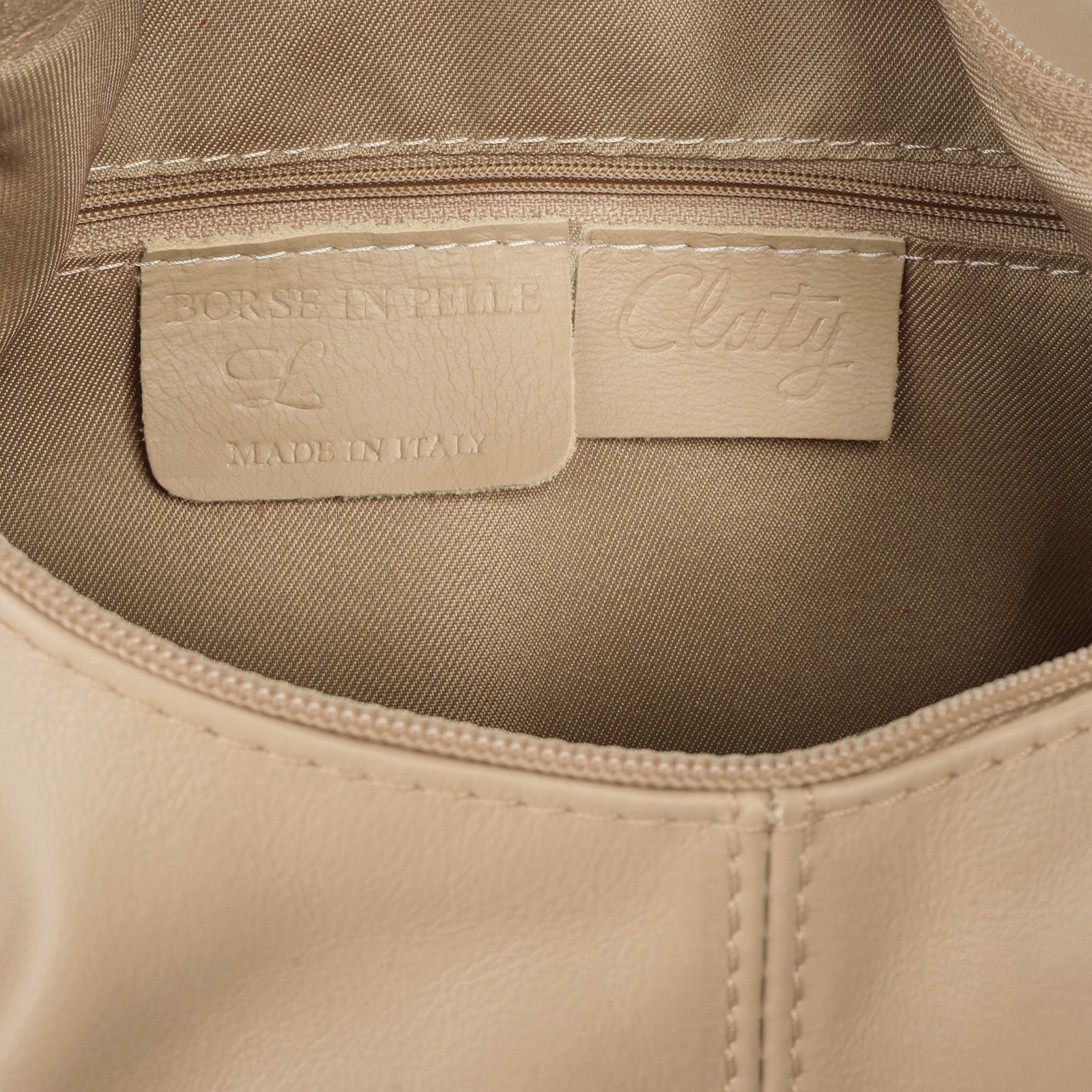 Cluty Shopper, echt Leder, Made in Italy