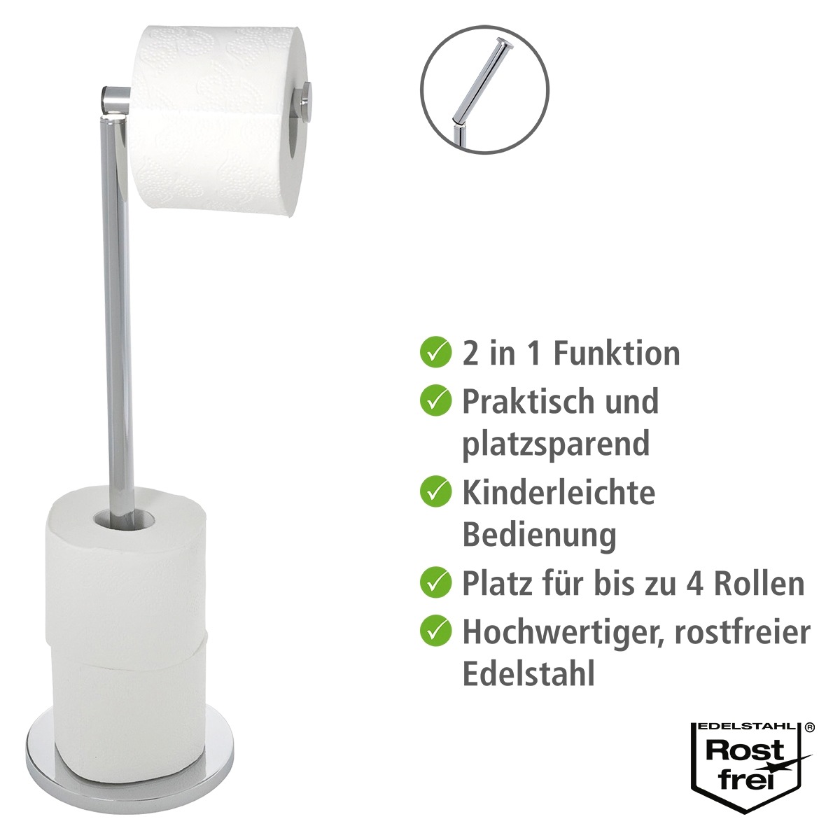 stehend Toilettenpapierhalter, WENKO bestellen Jelmoli-Versand | online