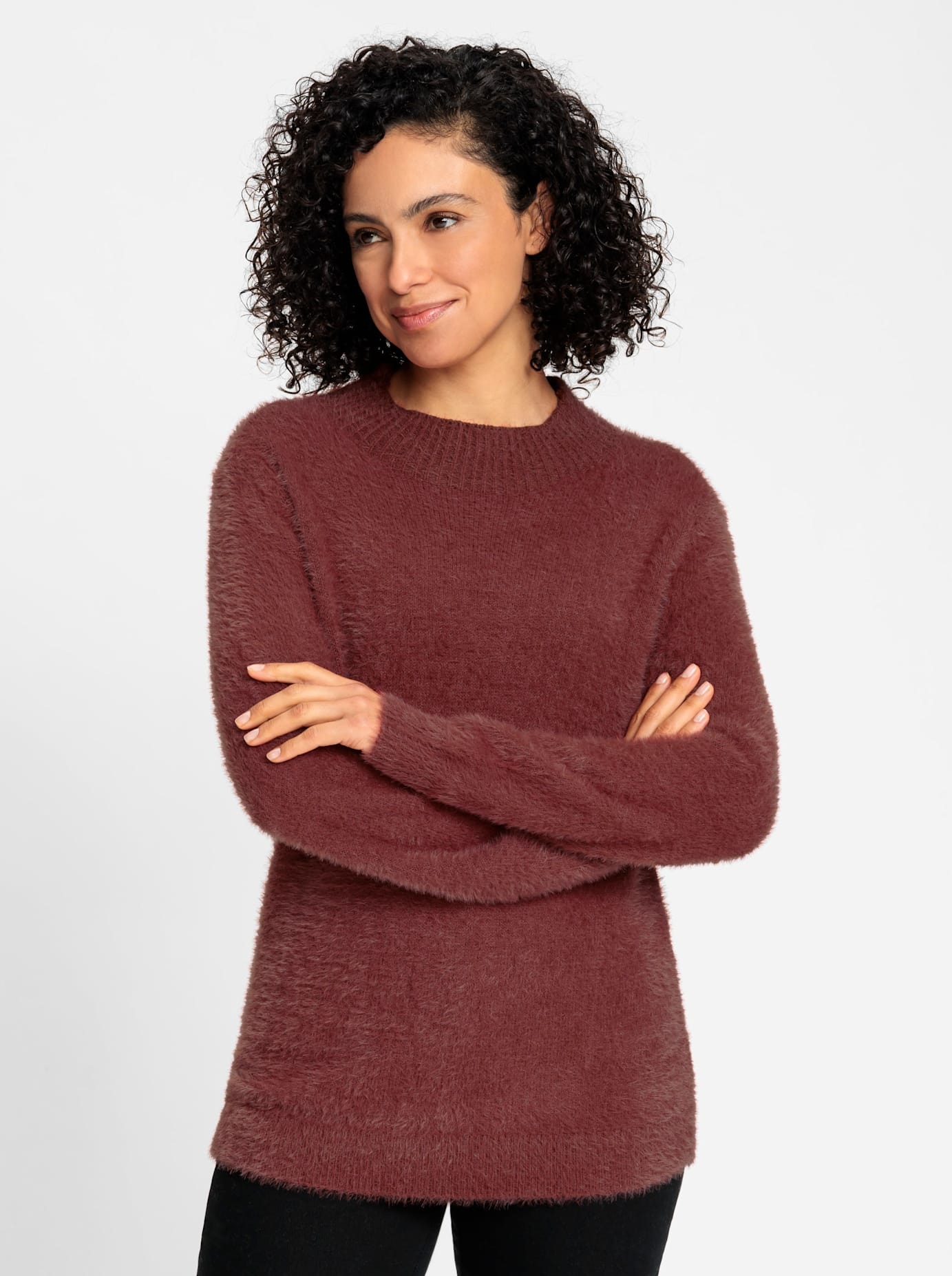 Inspirationen Stehkragenpullover »Pullover«