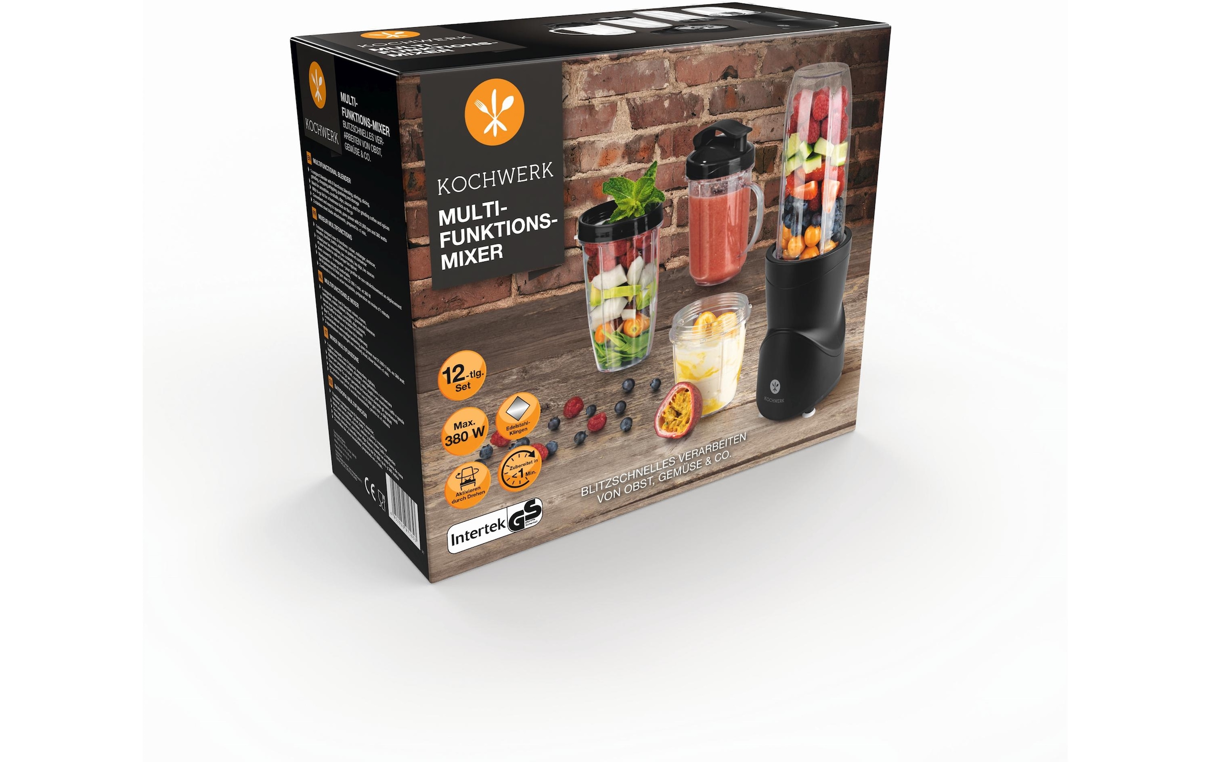 KOCHWERK Smoothie-Maker »Maker 12-teilig«, 380 W