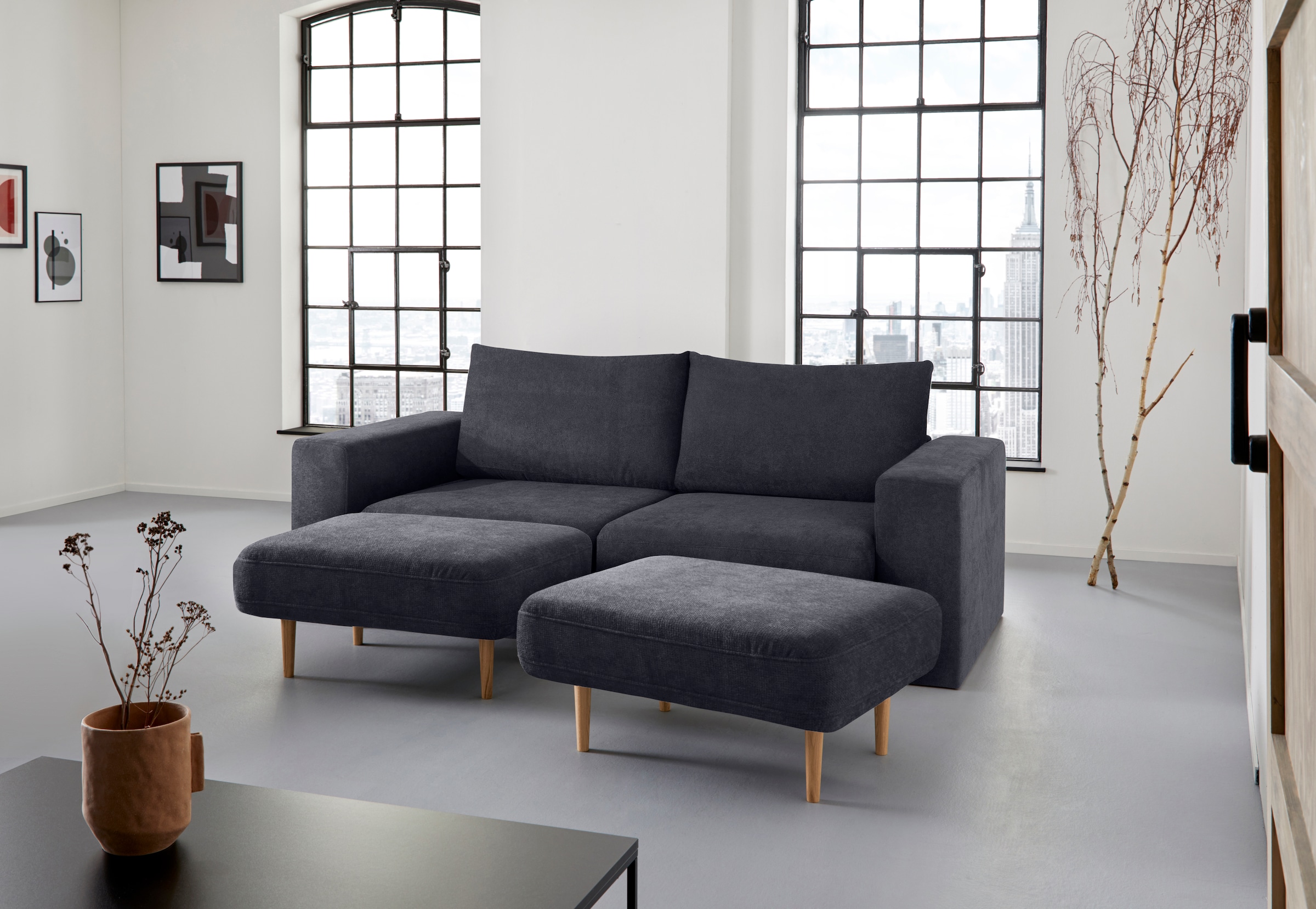 3-Sitzer LOOKS Wolfgang Verwandlungssofa: wird Joop Shop aus 2 Sofa mit entdecken »Looksv«, Jelmoli-Online Sofa im Hockern ❤ by