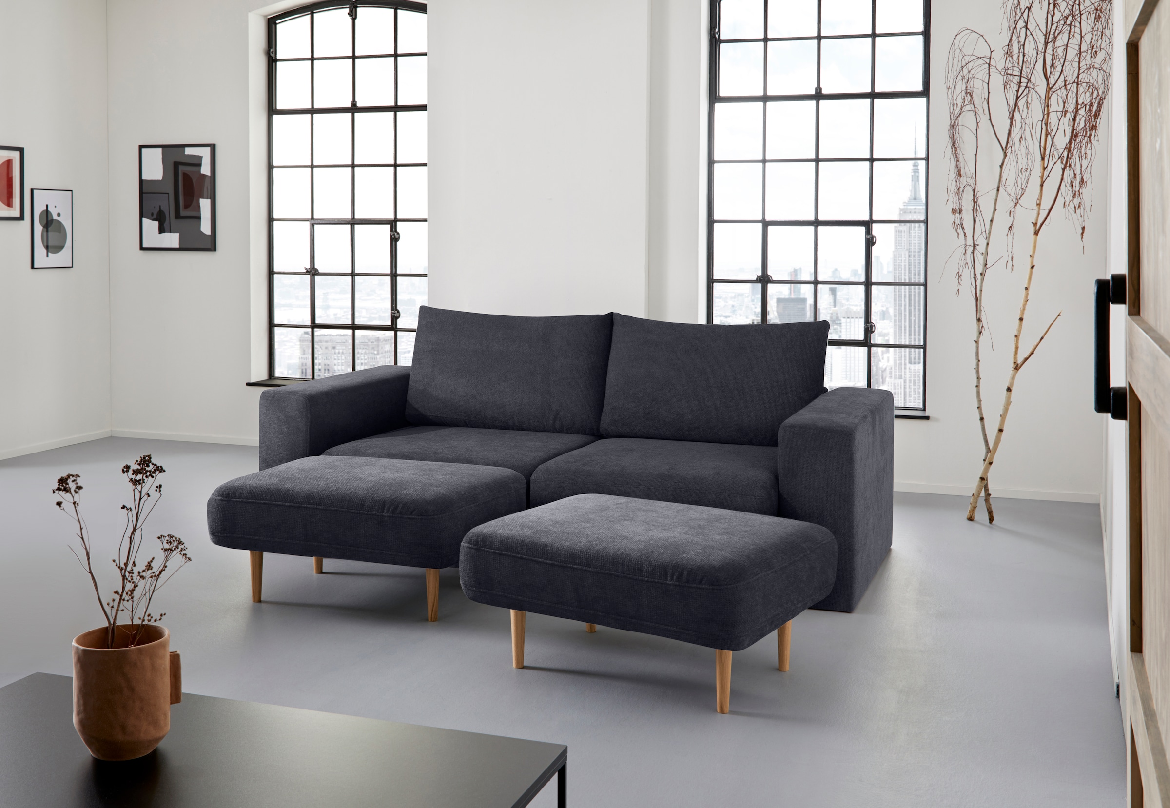 aus Jelmoli-Online ❤ Hockern Sofa Verwandlungssofa: Wolfgang Sofa 3-Sitzer by entdecken »Looksv«, wird mit im Shop Joop 2 LOOKS