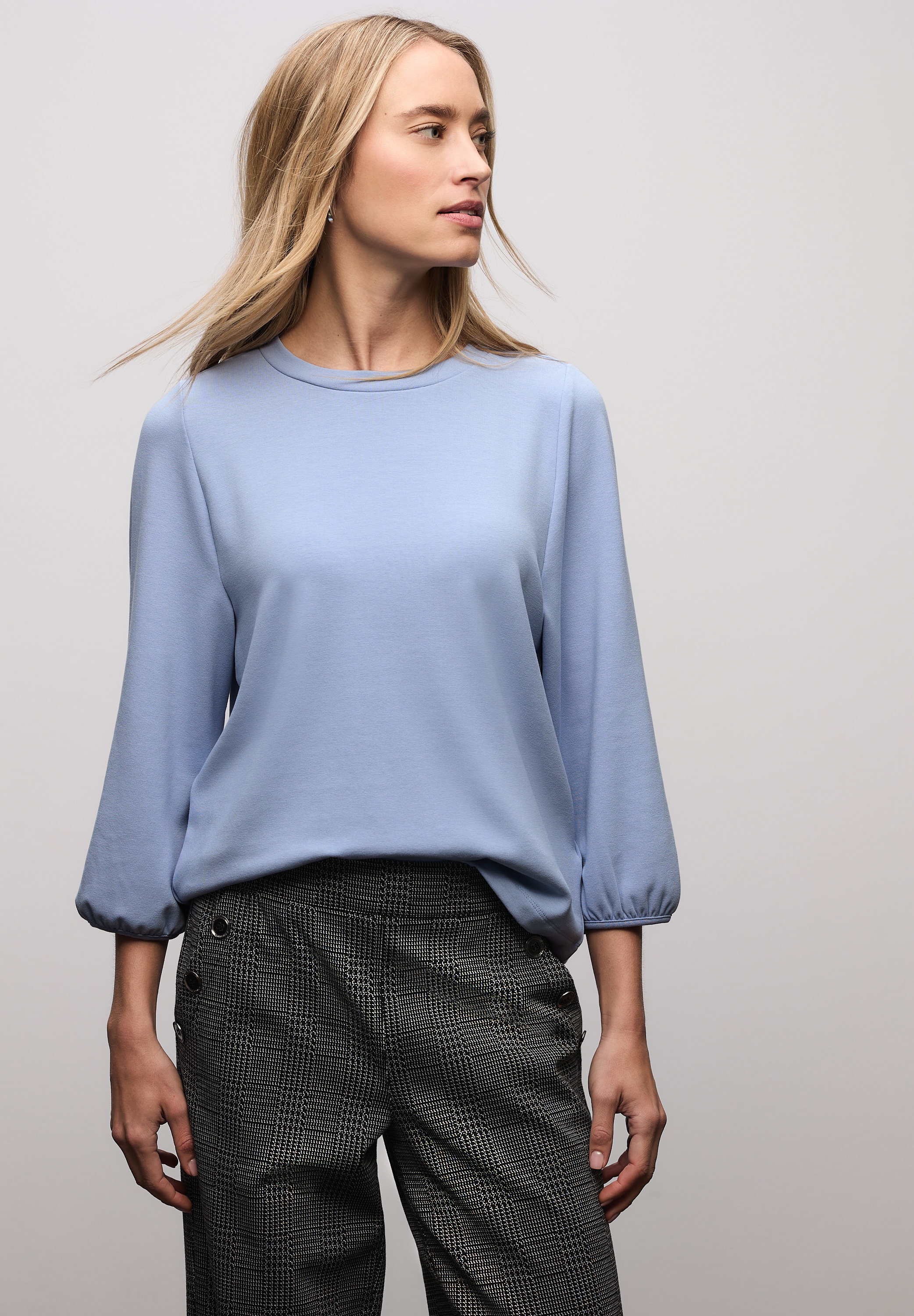 STREET ONE 3/4-Arm-Shirt mit elastischem Bündchen