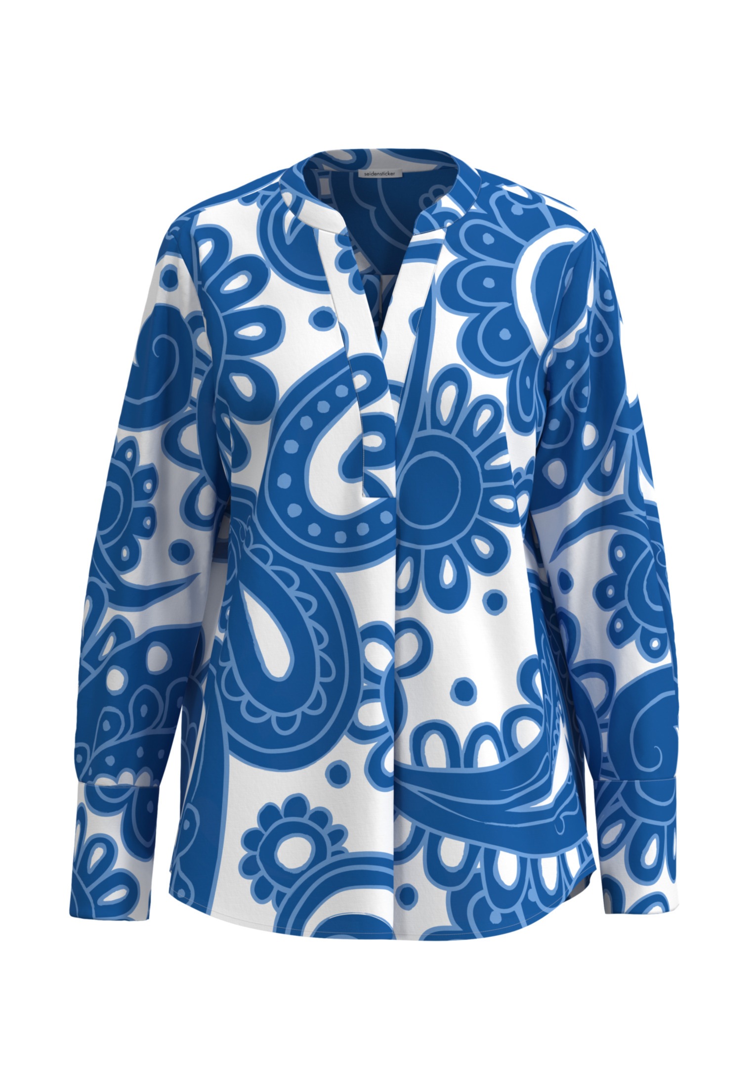 seidensticker Klassische Bluse »Schwarze Rose« Tunika Paisley