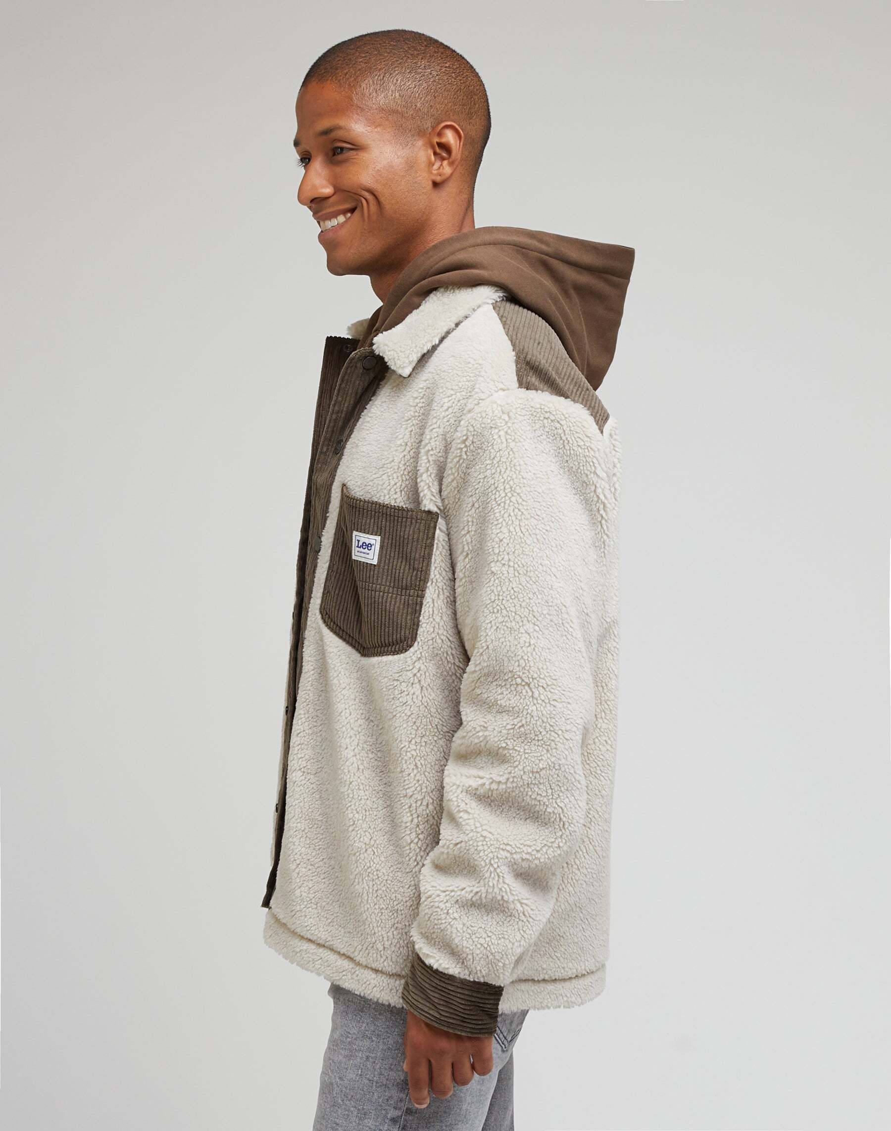 Lee® Kurzjacke »LEE Jacken Sherpa Overshirt«