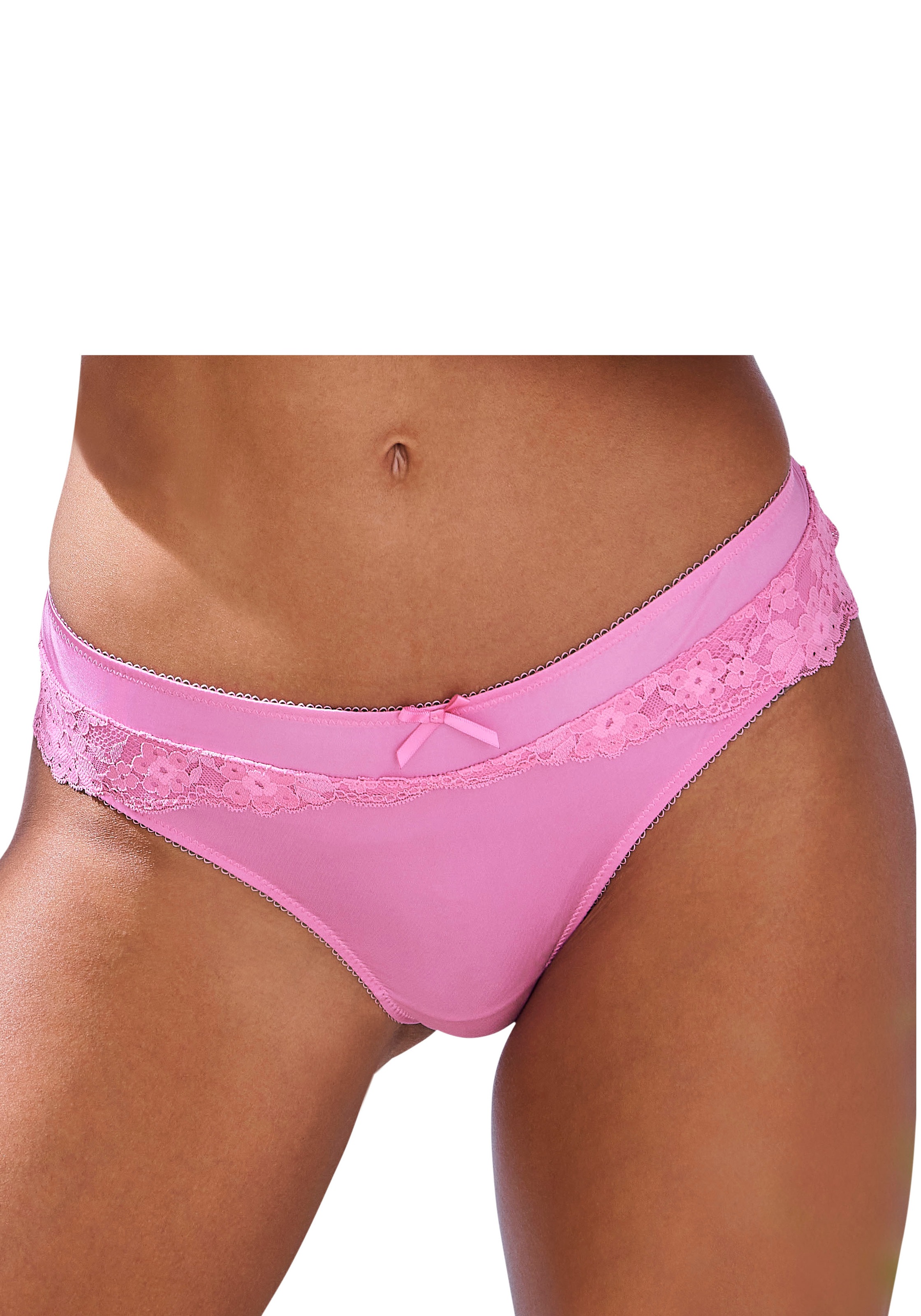 Vivance Panty »Anisa« mit blumiger Spitze und feiner Zierschleife