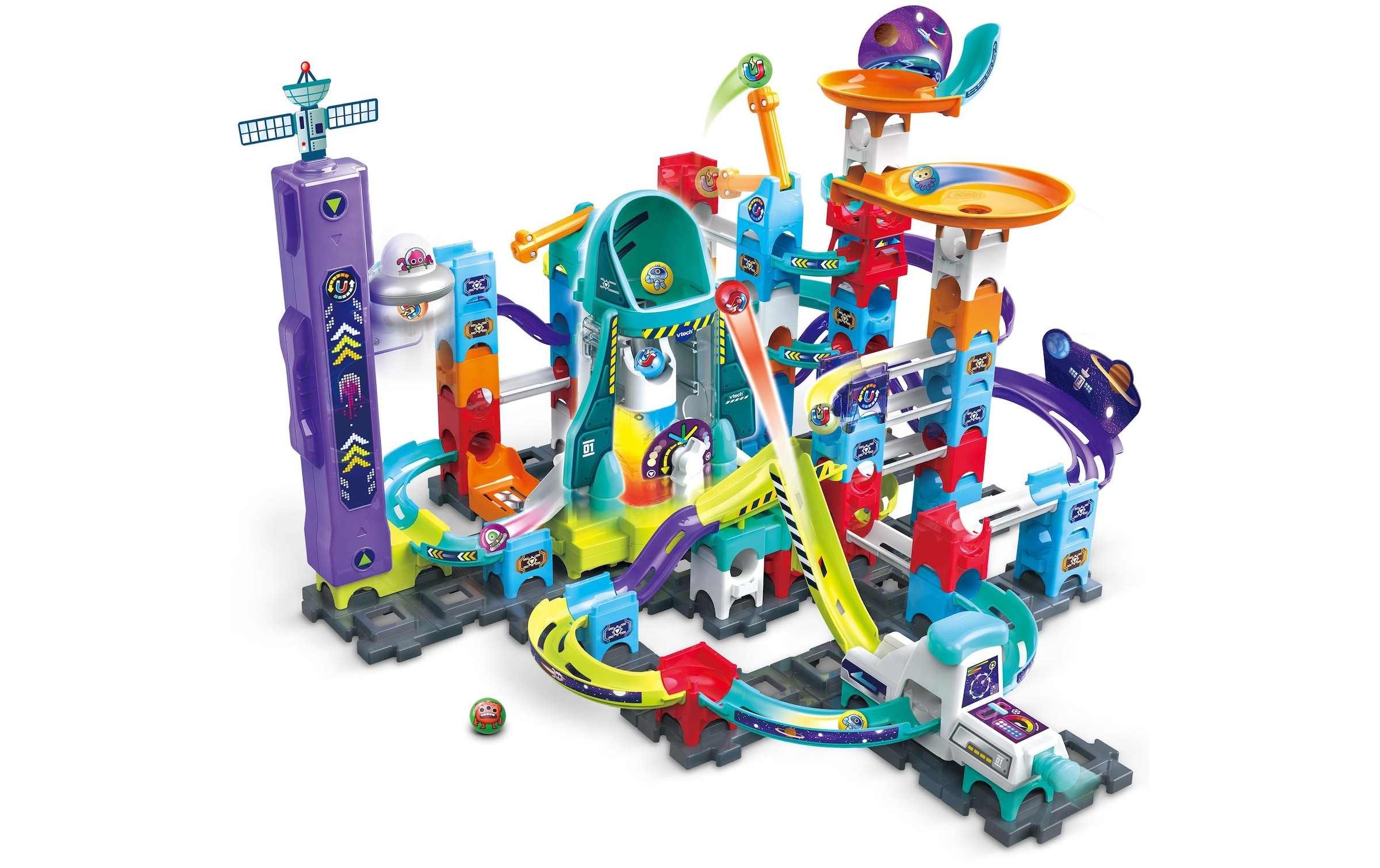 Kugelbahn »Marble Rush – Space Magnetic Set XL300 E -DE-«, (115 tlg.)