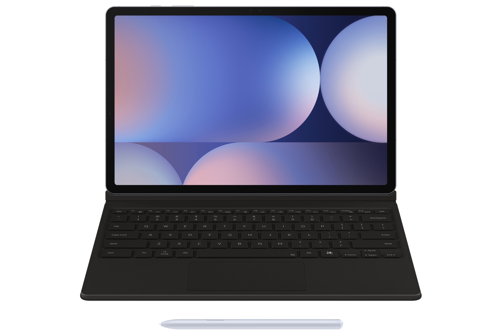 Samsung Tablet-Hülle »Book Cover Keyboard für Galaxy Tab S10+ | S9+ | S9 FE+«, Tastatur Cover, Schutzhülle, Tablethülle, Case, Schutzcase, stossfest
